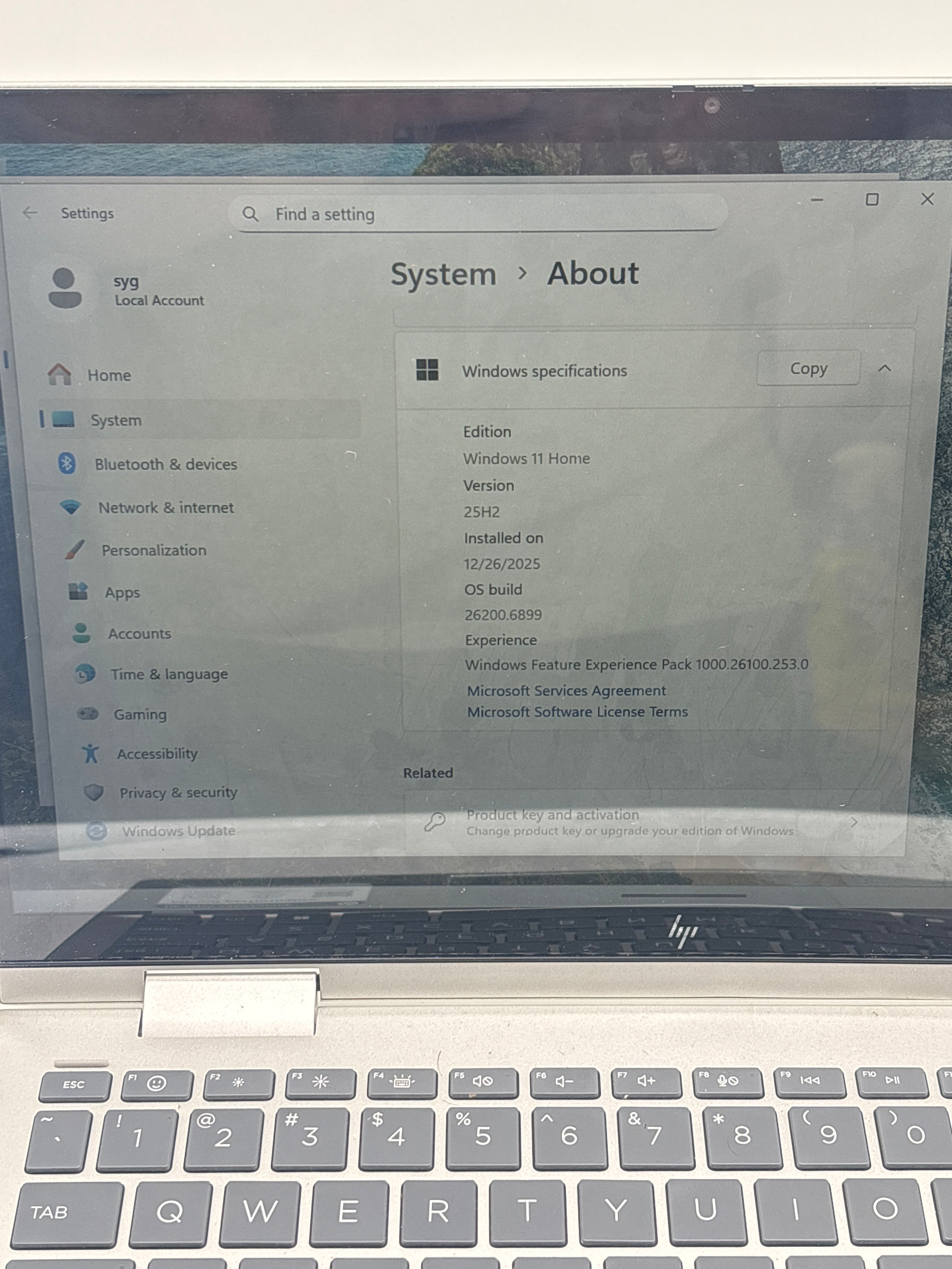 HP Envy x360 i5 8GB RAM 512GB SSD Silver - For Parts (Read DESC)