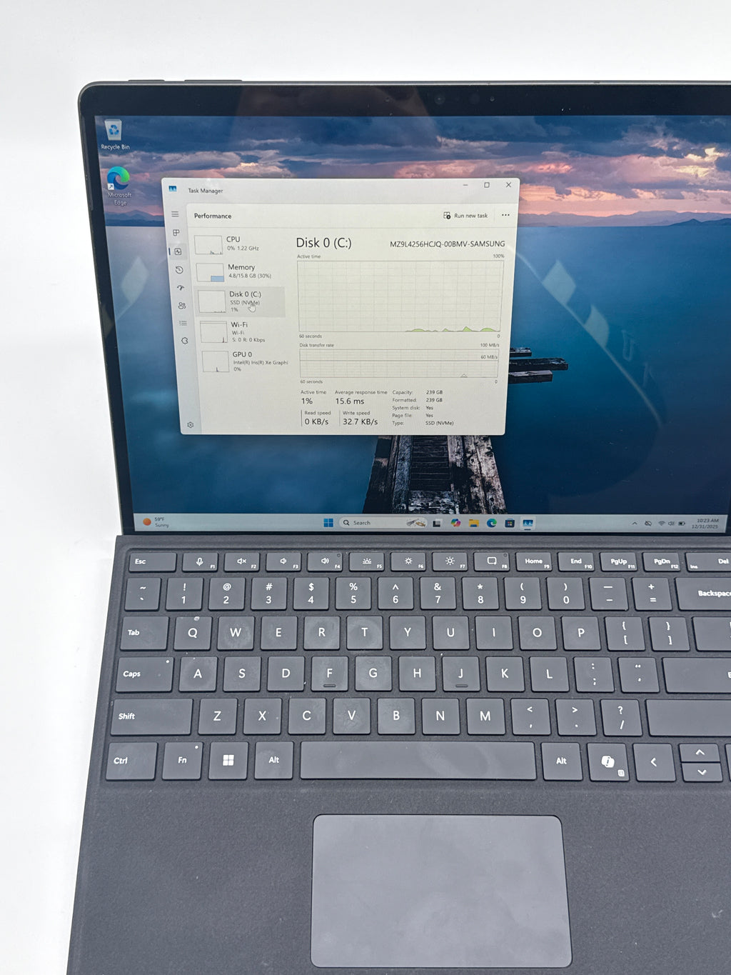 Microsoft Surface Pro 9 13" Touch i5-1235U 16GB RAM 256GB SSD w/ Keyboard