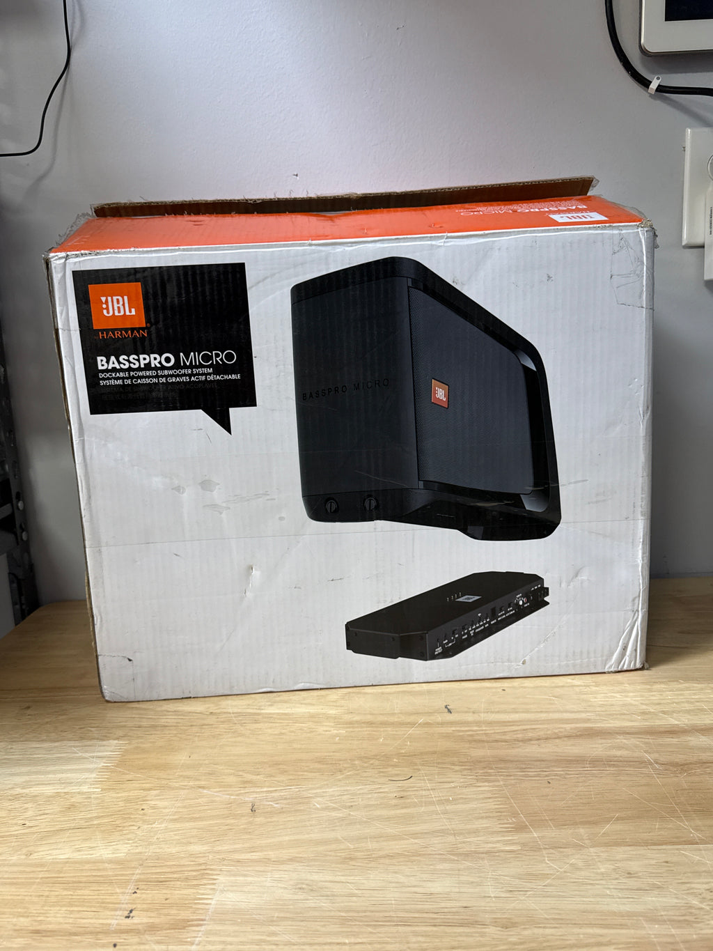 JBL BassPro Micro 140W 8" Powered Subwoofer - Open Box