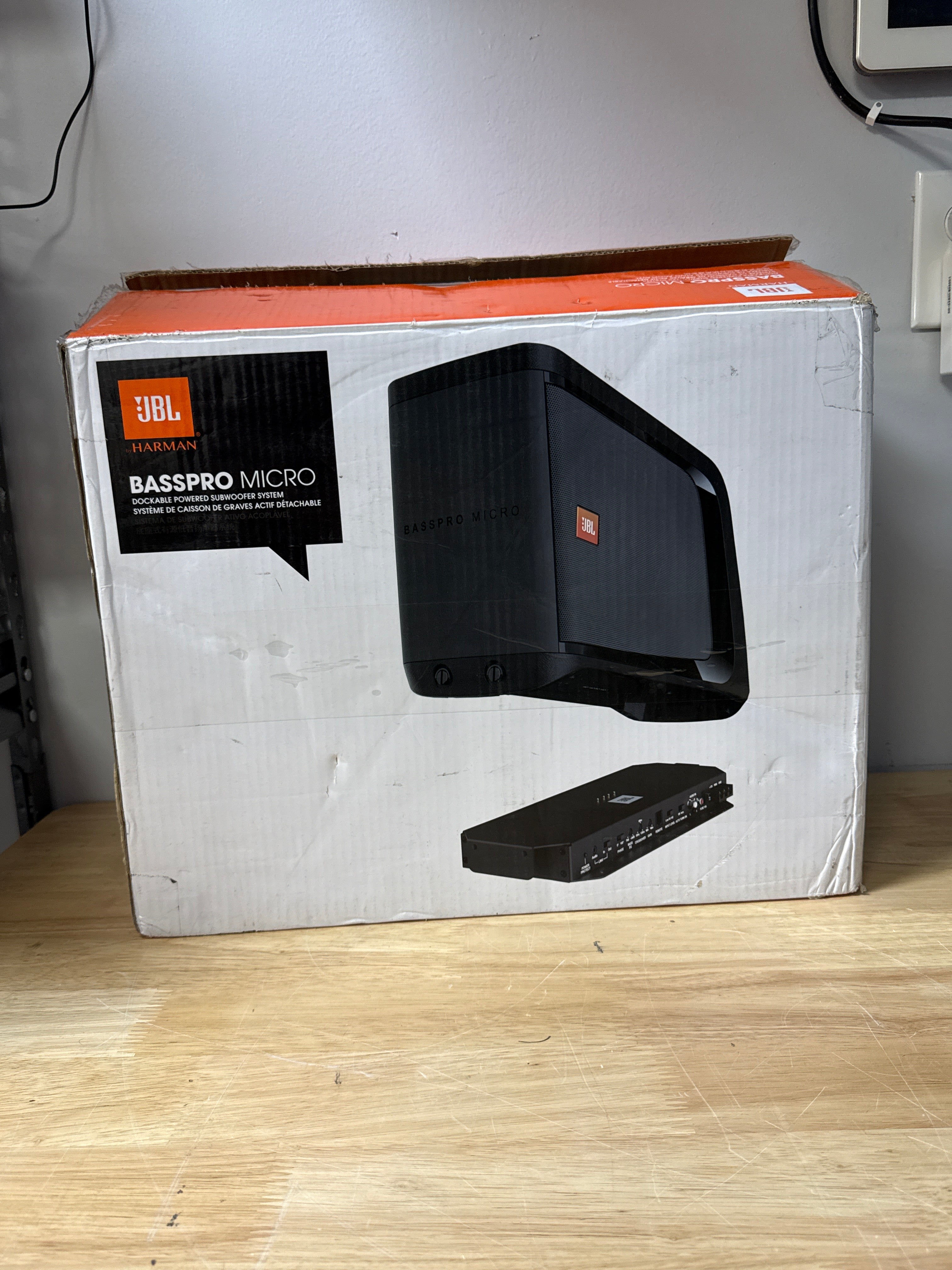 JBL BassPro Micro 140W 8" Powered Subwoofer - Open Box