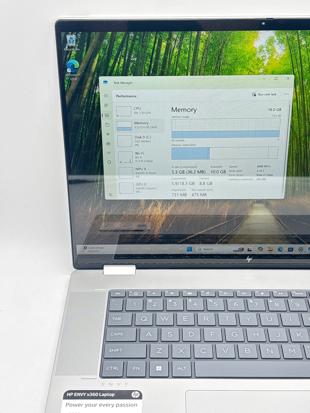 HP Envy x360 16-ac0013dx Ultra 5 125U 16GB RAM 512GB SSD