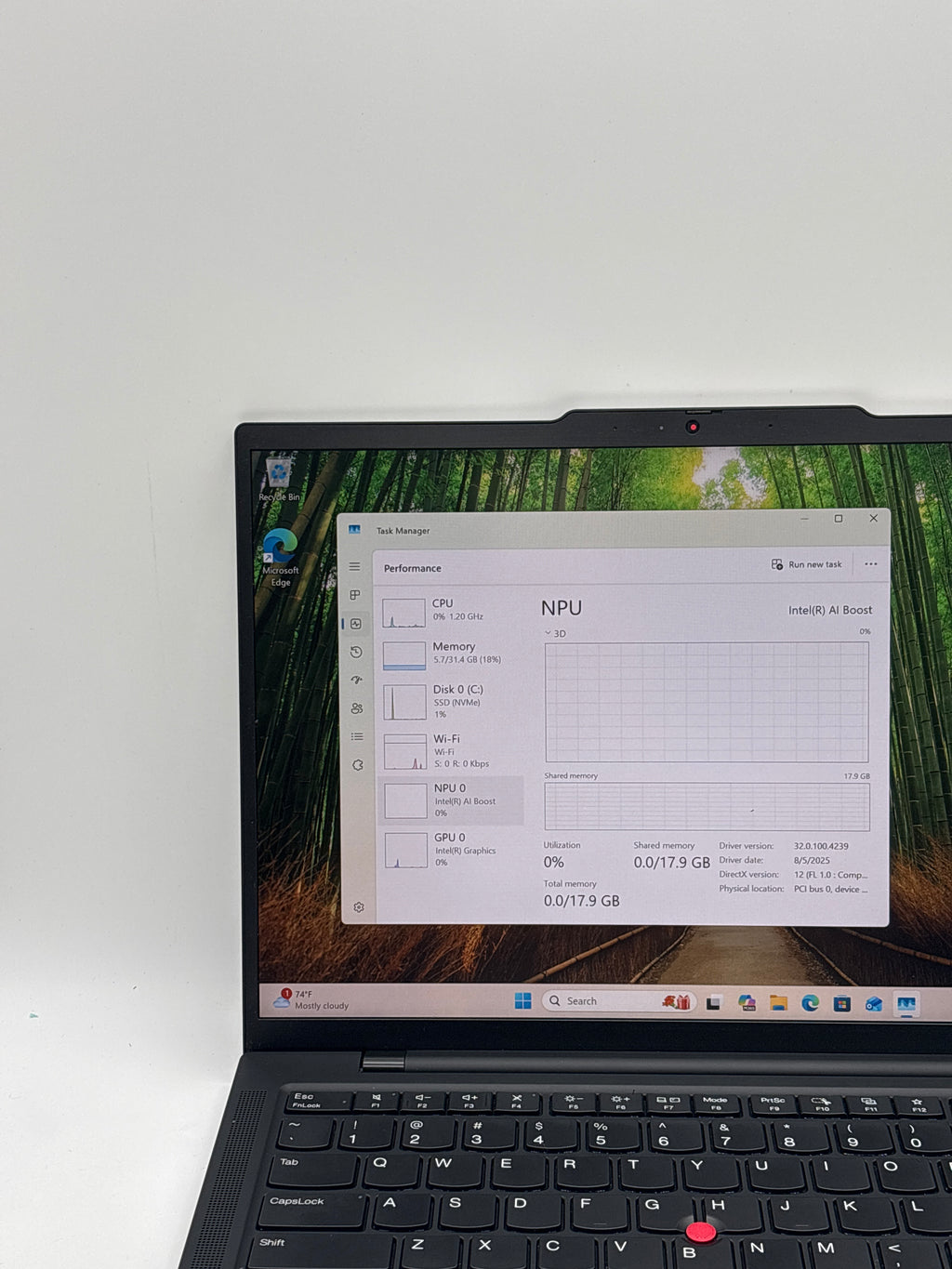 Lenovo ThinkPad T14s Gen 5 Ultra 5 135U 32GB RAM 512GB SSD - Remotely Managed