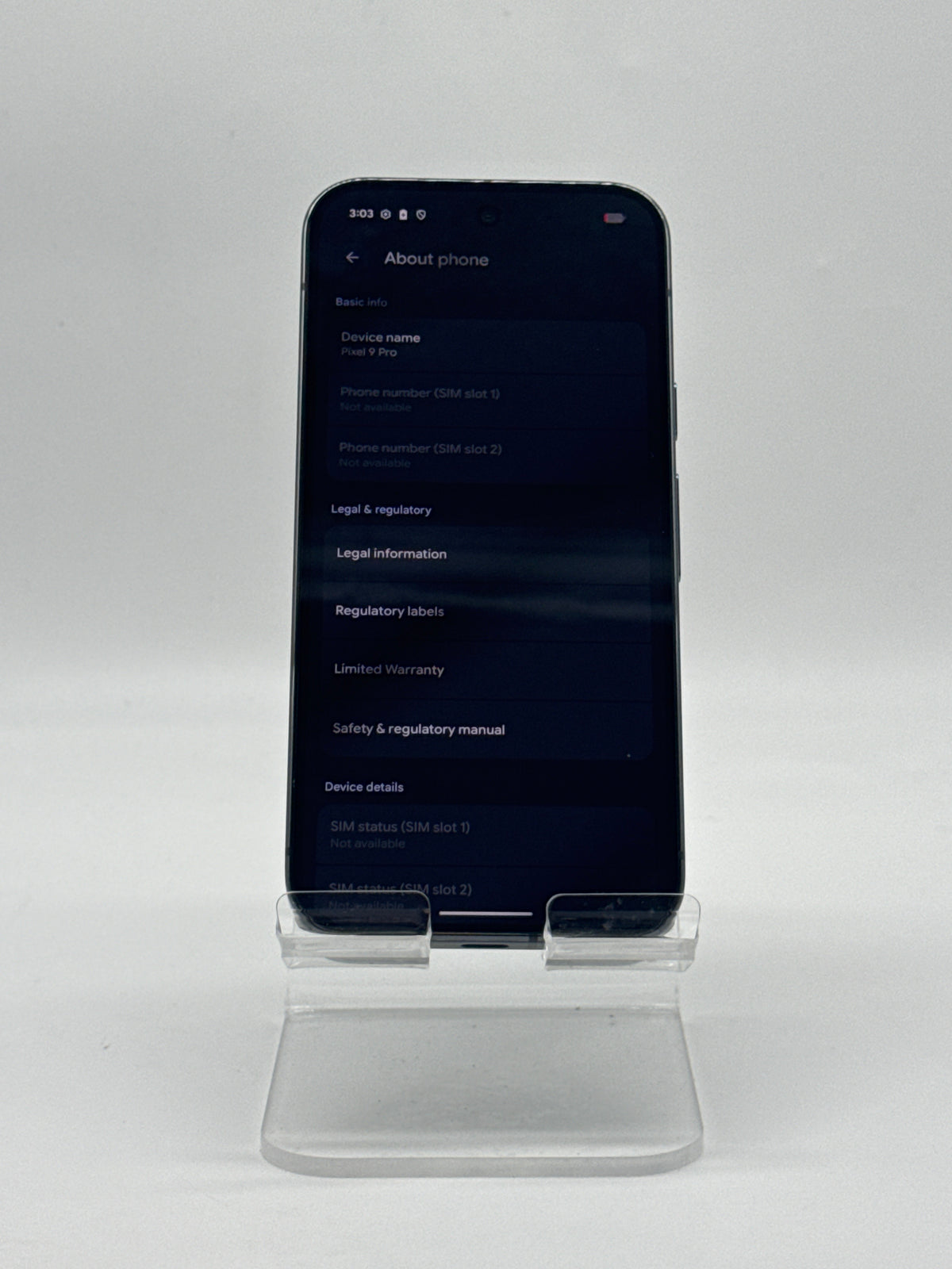 Google Pixel 9 Pro 6.3" 128GB 16GB RAM Unlocked - Used