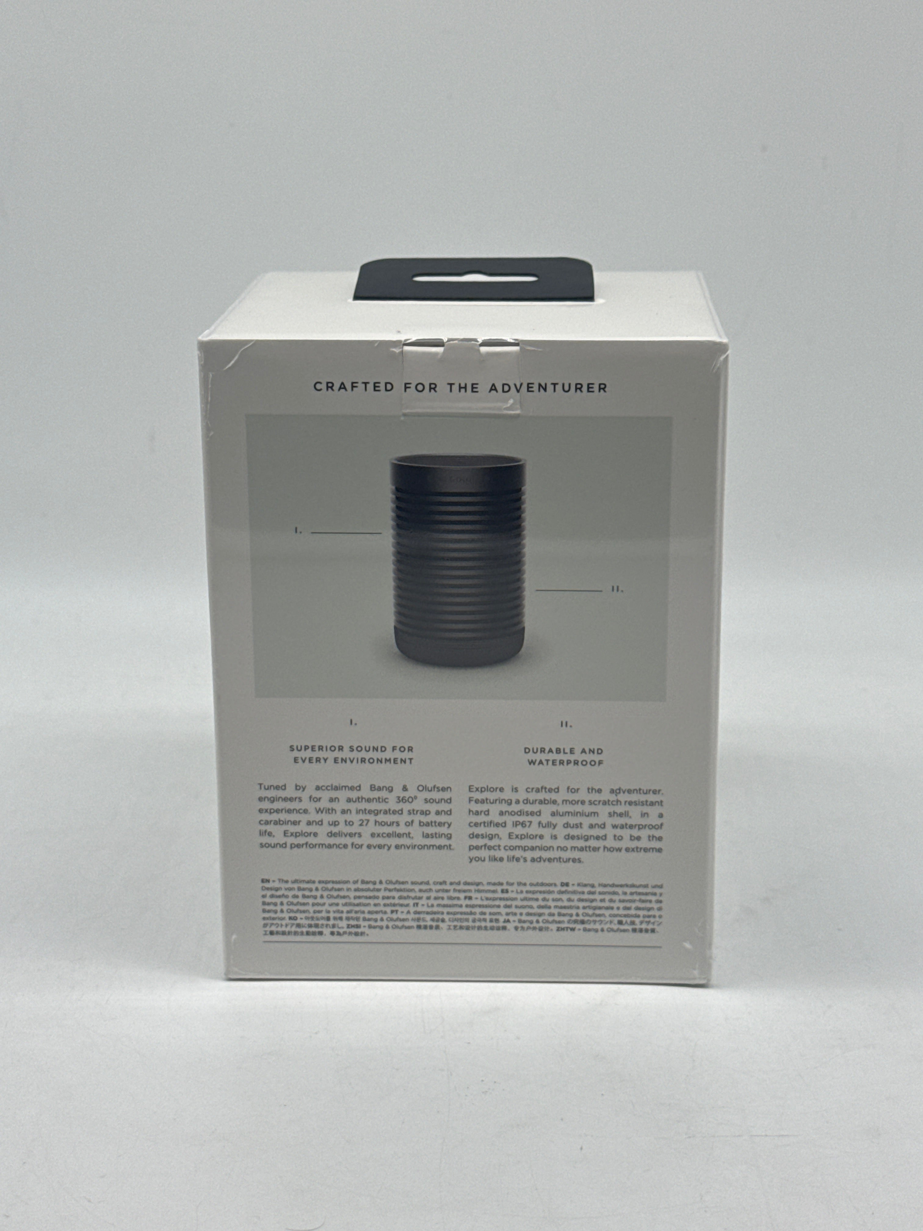 Bang & Olufsen Explore Premium Portable Outdoor Bluetooth Speaker Black