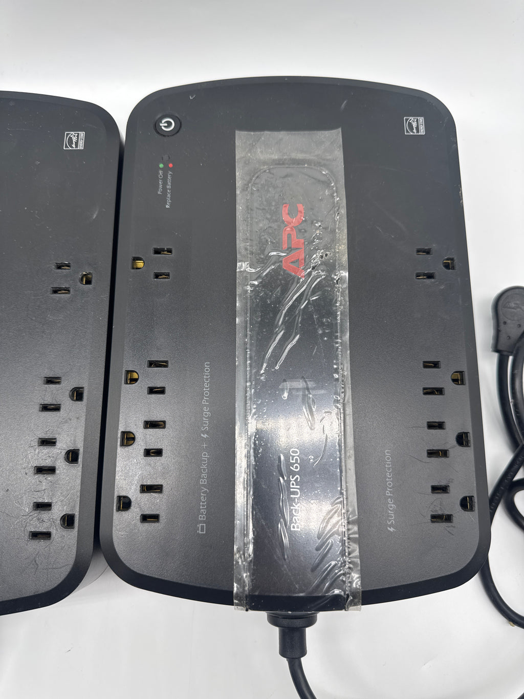 APC Back-UPS BE650G1 650VA 390W 8-Outlet UPS Pair of 2 - Used