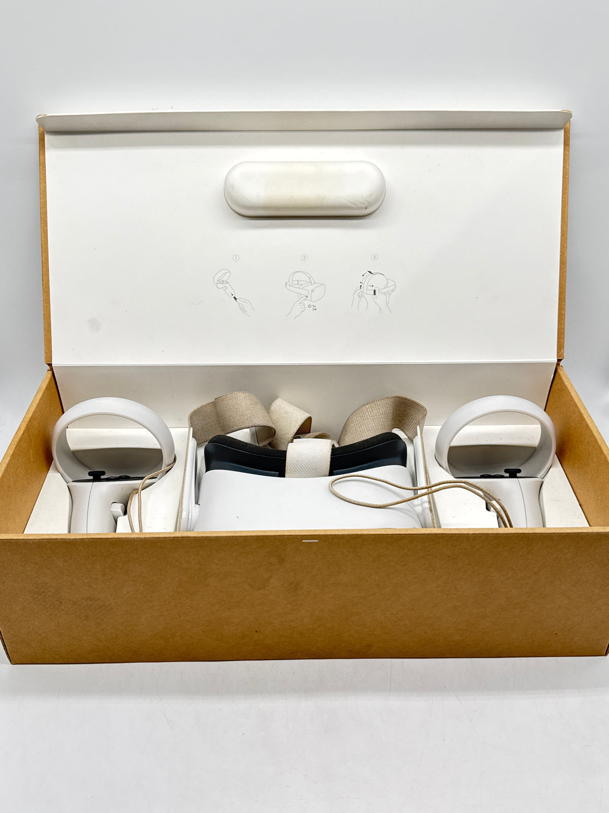 Meta Quest 2 256GB VR Headset White w/ 2 Controllers