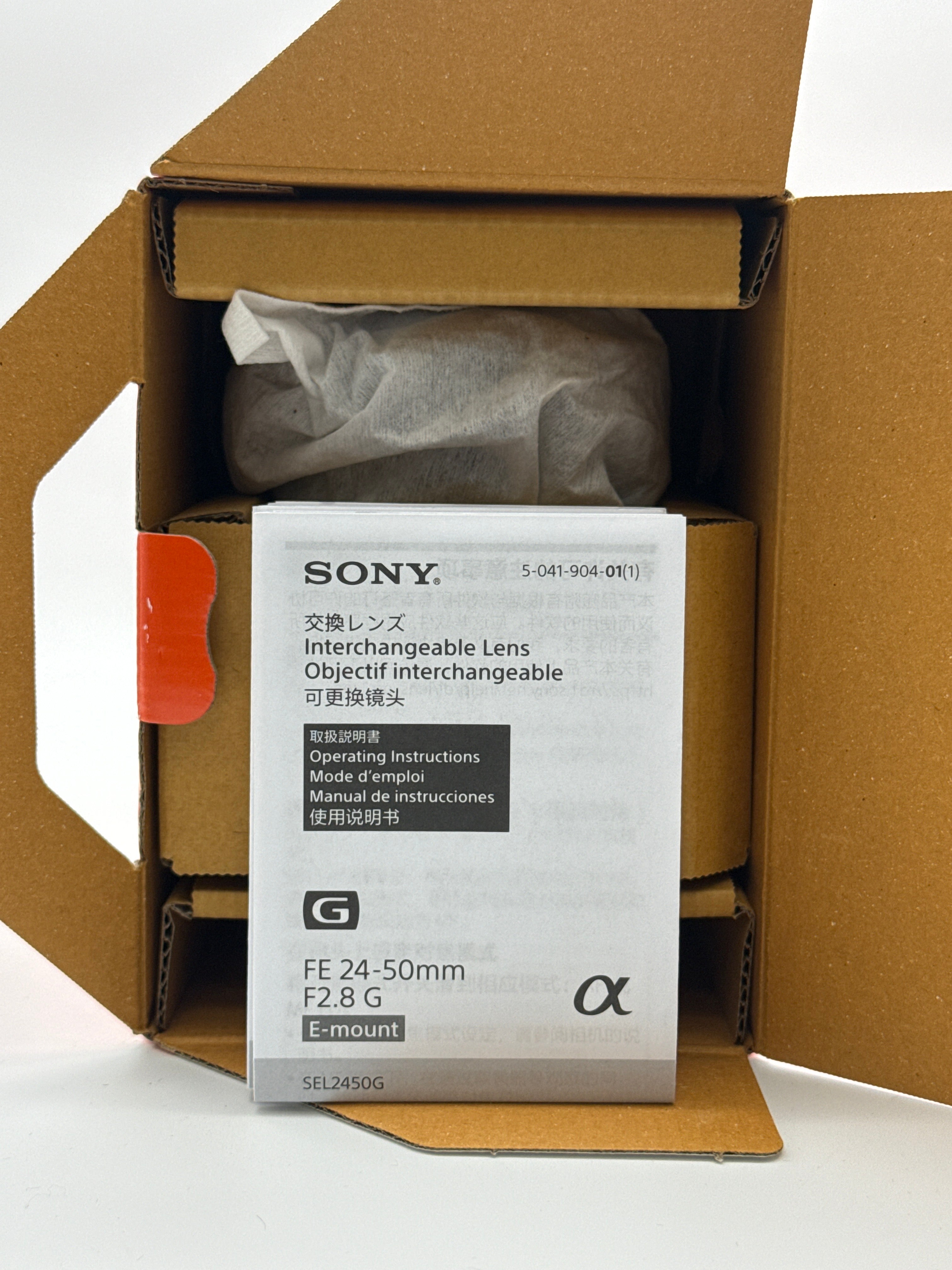 Sony FE 24-50mm f/2.8 G SEL2450G Standard Zoom Sony E Mount - New