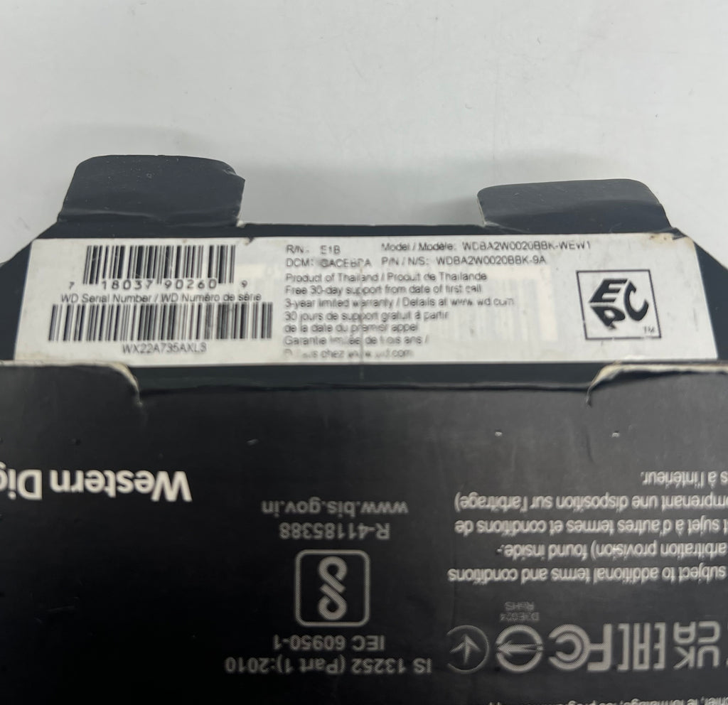 Western Digital WD Black P10 - Used With Box