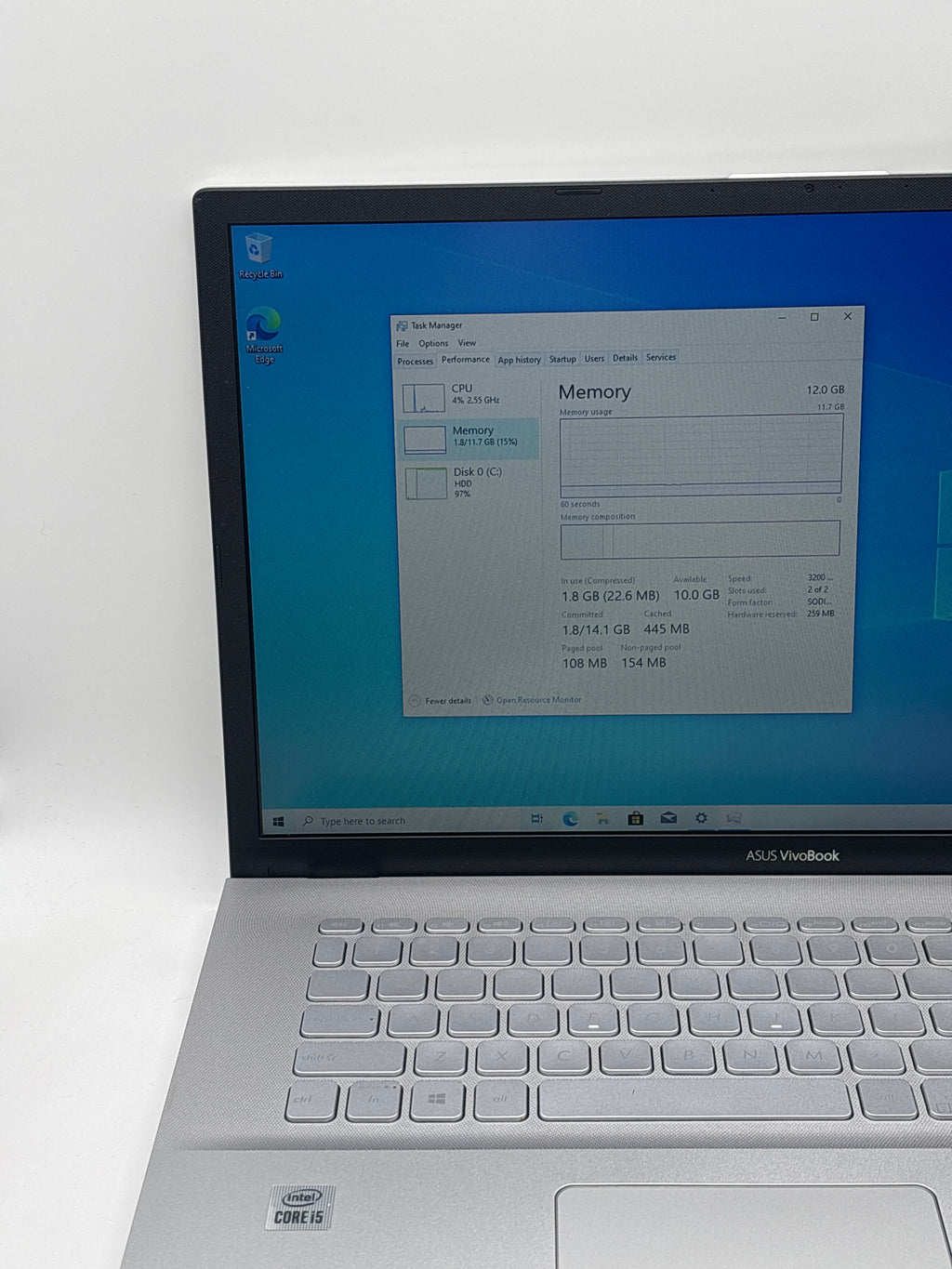 Asus VivoBook X712J i5-1035G112 12GB RAM 1TB SSD - For Parts (Read DESC)