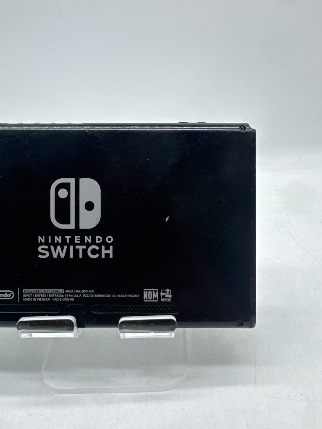Nintendo Switch HAC-001 32GB Console Only Missing Back Cover - For Parts