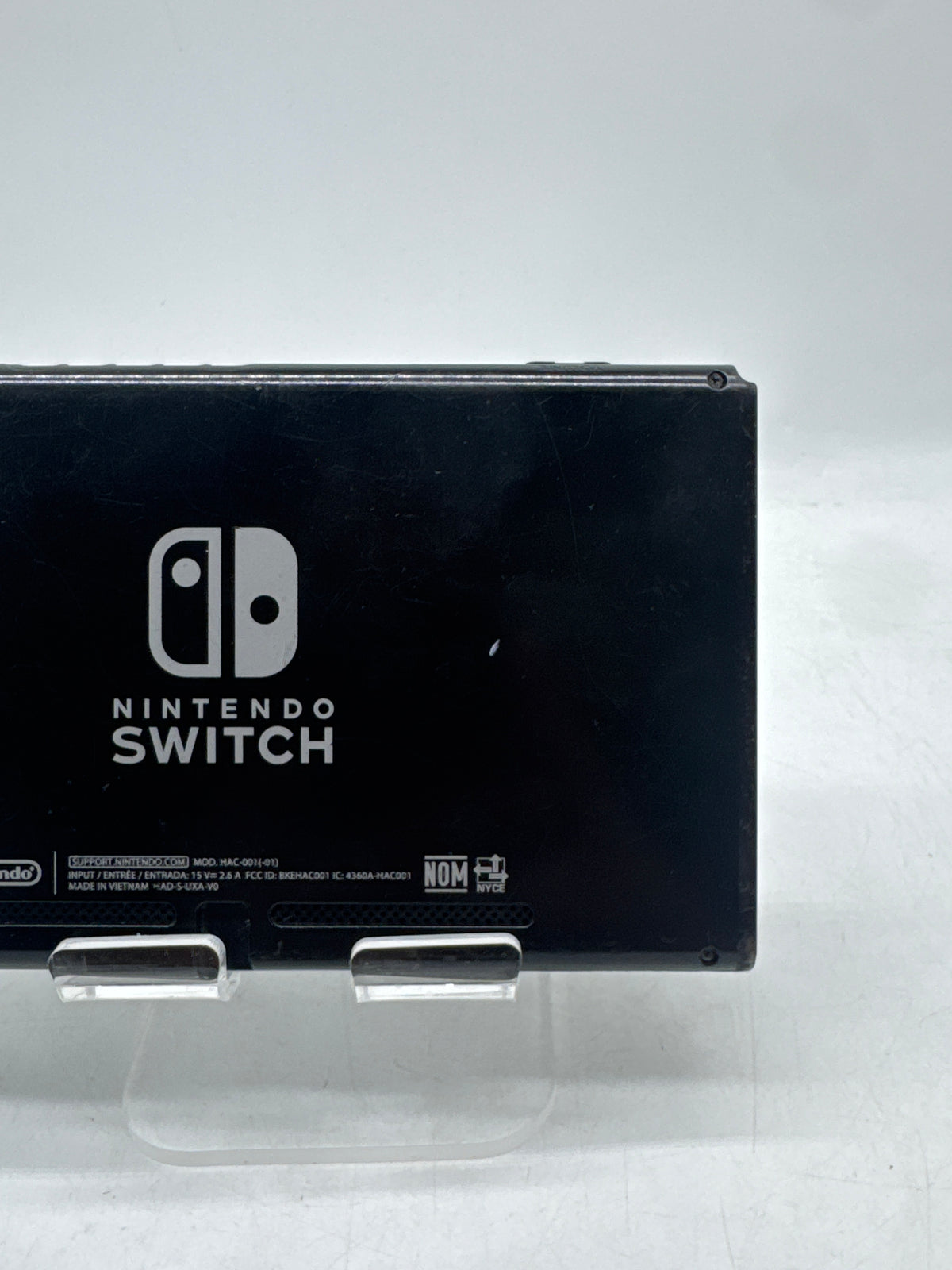 Nintendo Switch HAC-001 32GB Console Only Missing Back Cover - For Parts