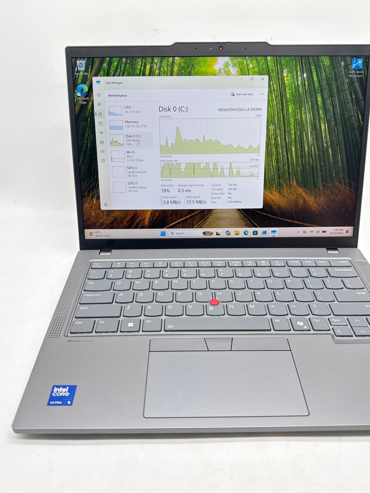 Lenovo ThinkPad T14 Gen 6 Intel Core Ultra 5 225U 16GB RAM 256GB SSD 14in - Used