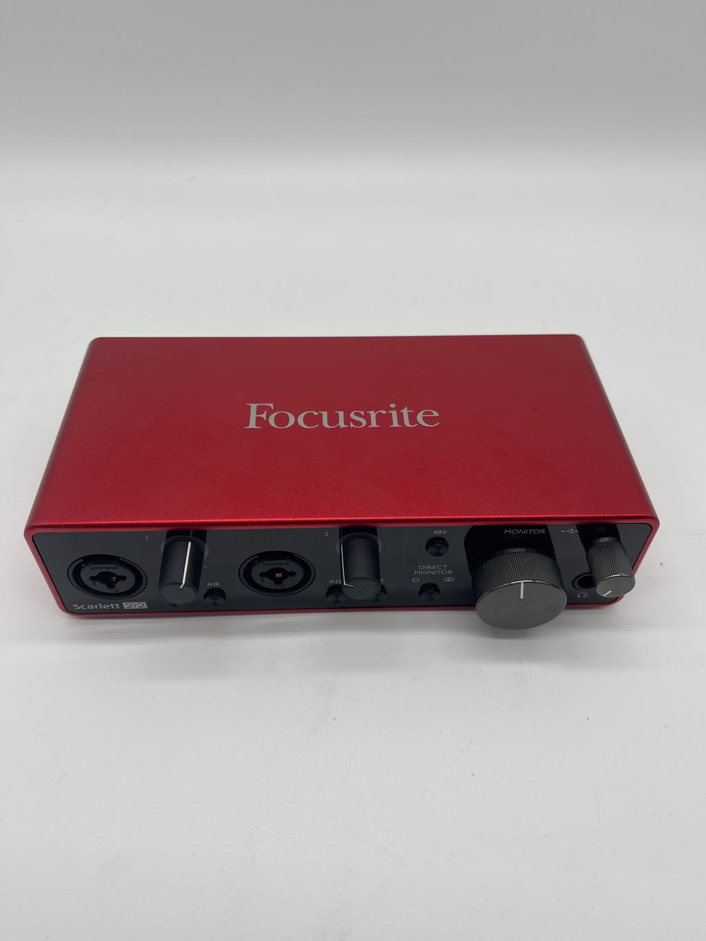 Used Focusrite Scarlett 2i2 USB-C Audio Interface 3rd Generation Red