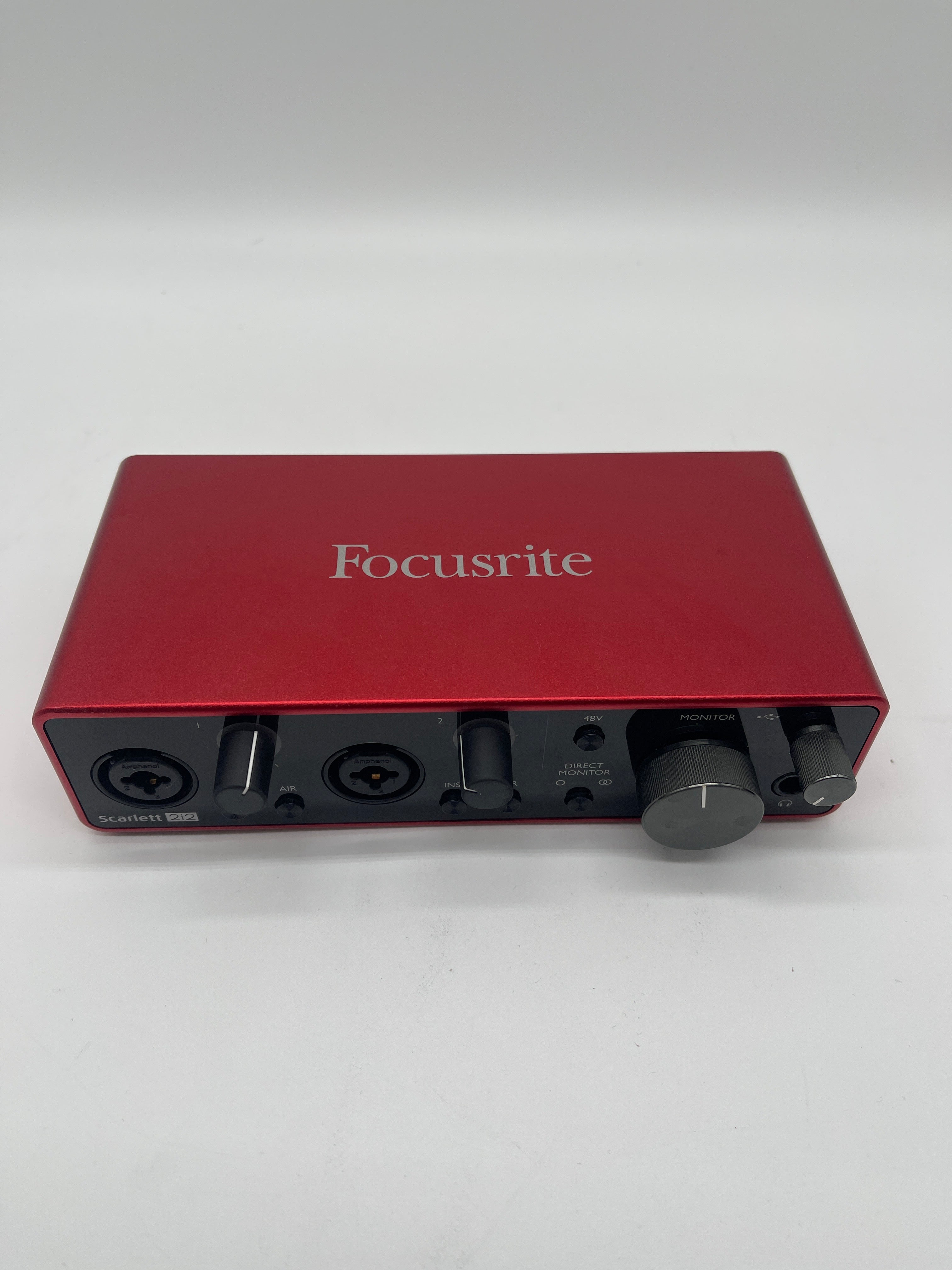 Used Focusrite Scarlett 2i2 USB-C Audio Interface 3rd Generation Red