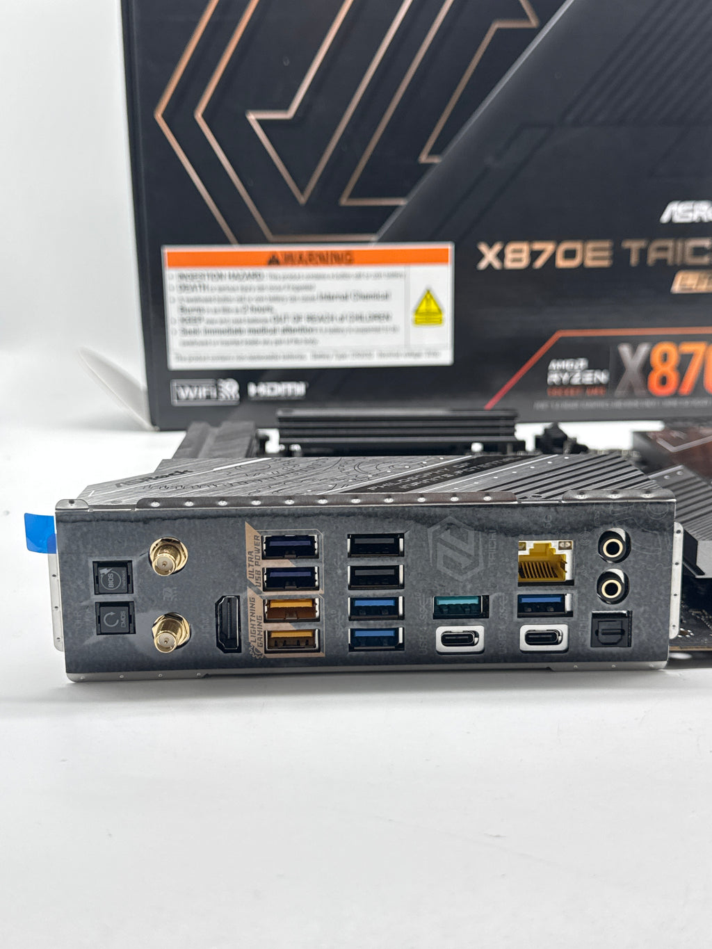 ASRock X870E Taichi Lite AM5 EATX Motherboard DDR5 Wi-Fi 7 - Used