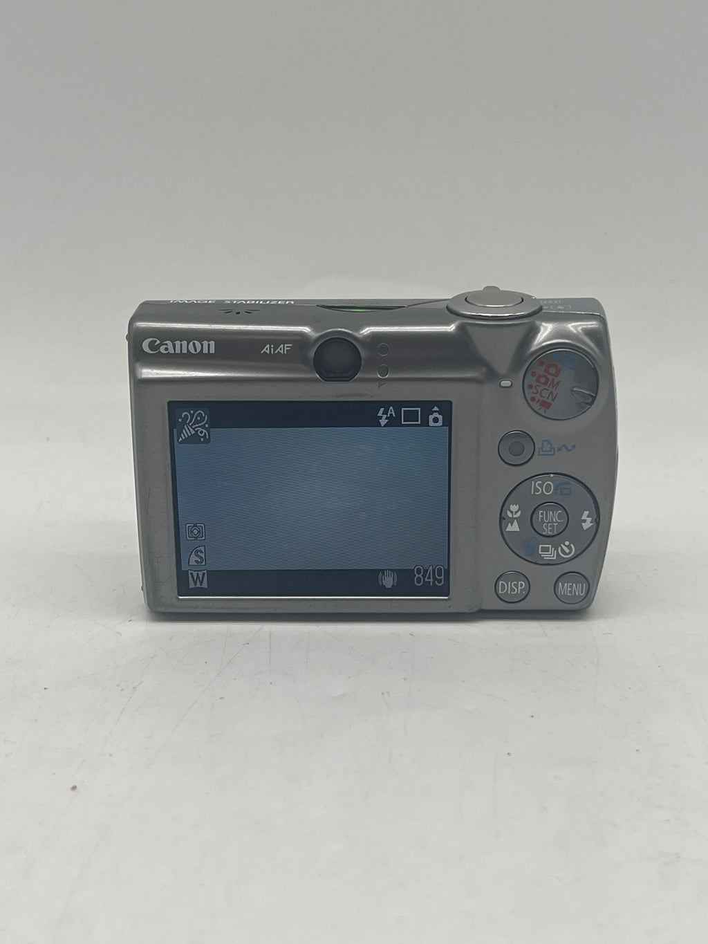 Canon PowerShot SD880 IS 10MP Compact Digital Camera Silver - Used