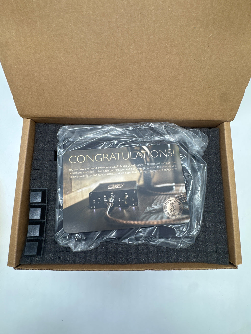 Cavalli Audio Liquid Carbon 2.0 Solid-State Headphone Amplifier - New Open Box