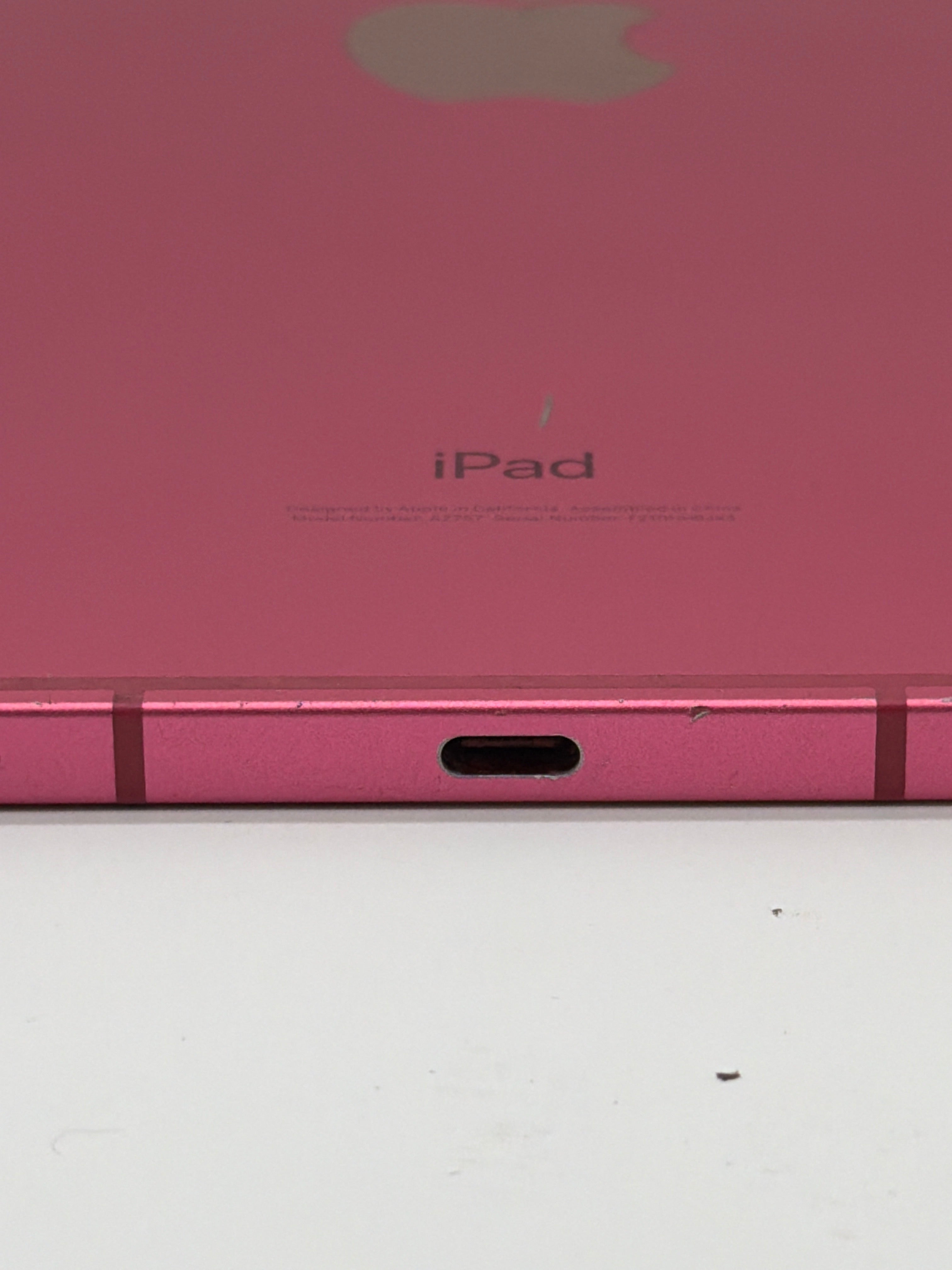 ATNT Apple iPad 10th gen 10.9" A2757 64GB Wi-Fi + Cellular Pink Cracked Screen/LCD