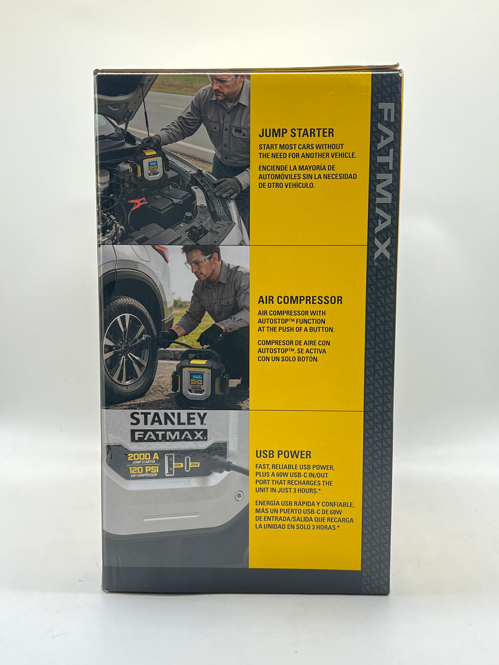 Stanley JC20F 2000 Amp Jump Starter Black - New