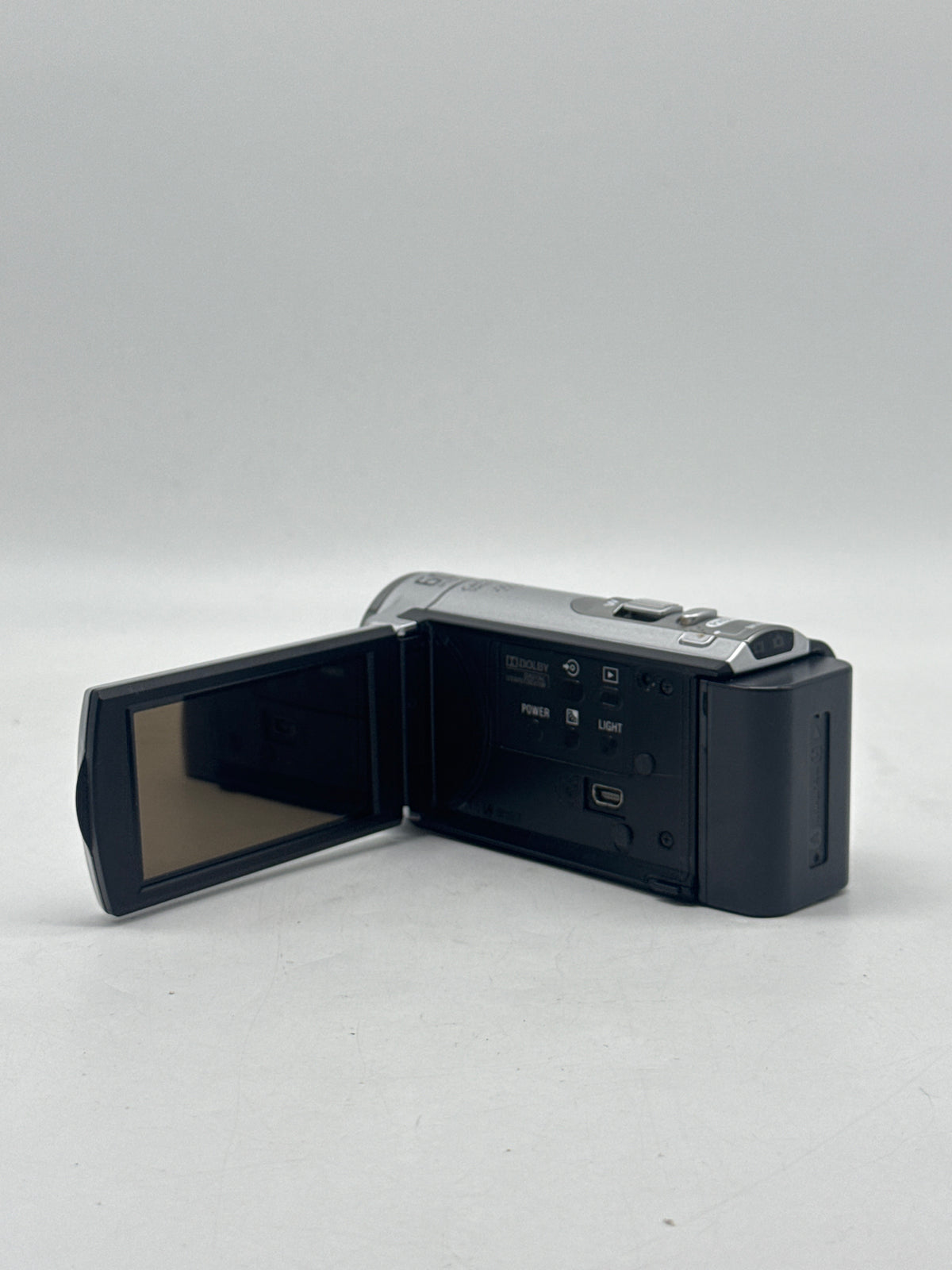 Sony Handycam DCR-SX44 Flash Memory 60x Optical Zoom Silver Camcorder - Used