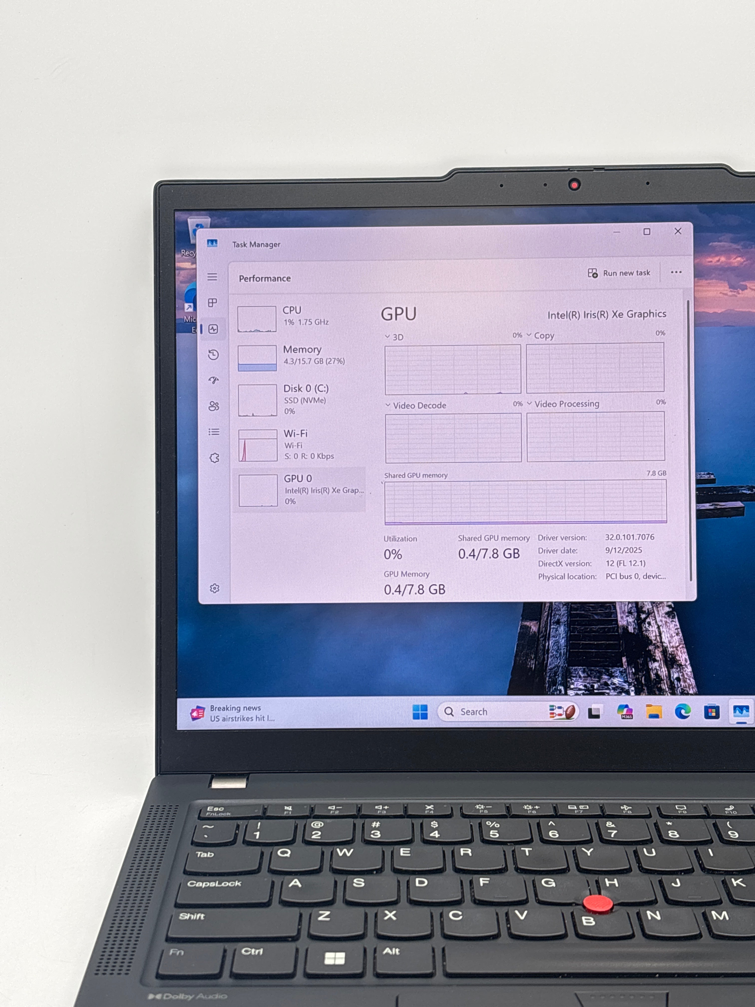 Lenovo ThinkPad X13 Gen 4 i7-1365U 16GB RAM 256GB SSD