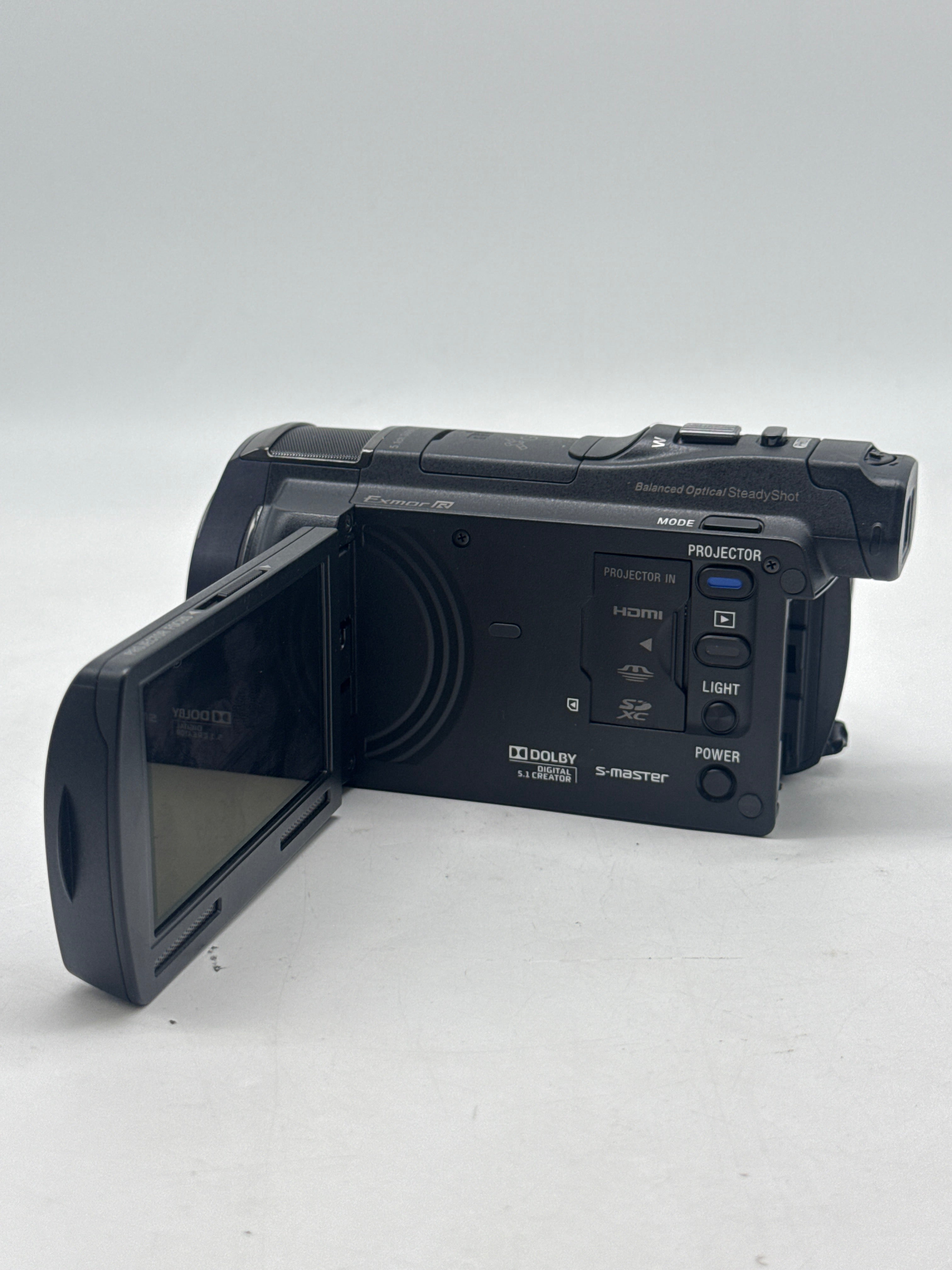 Sony HDR-PJ650V Full HD Camcorder 32GB Wi-Fi GPS Projector W/Cables