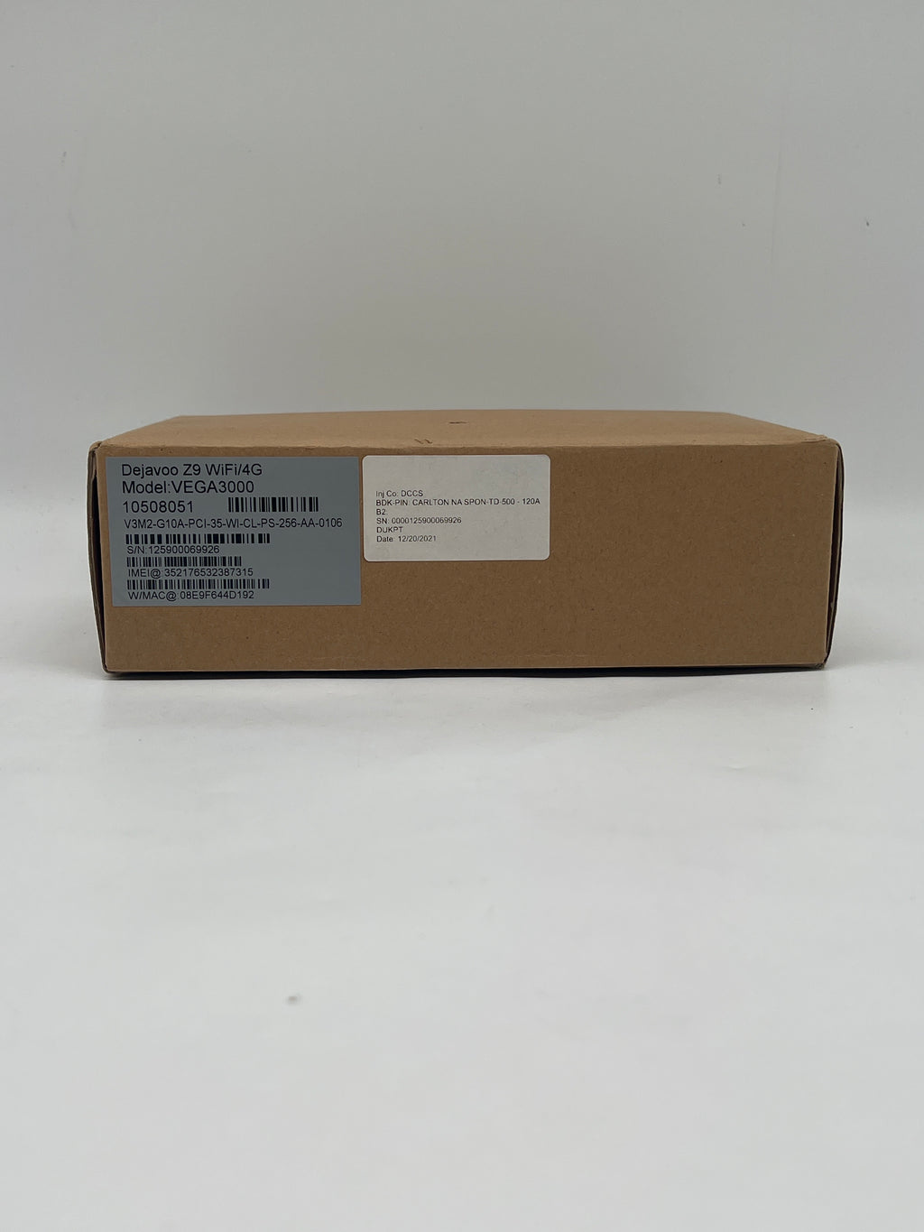 Dejavoo Z9 VEGA3000 Credit Card Terminal Black - Used with Box