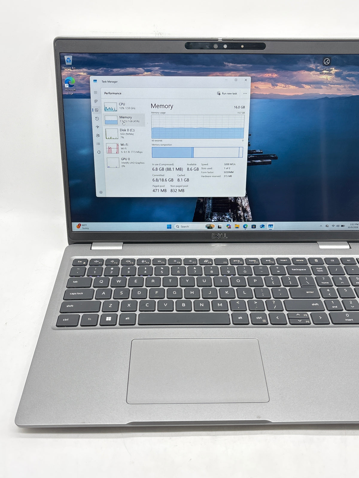 Dell Latitude 5540 i7 1365U 16GB RAM 256GB SSD Remotely Managed - For Parts