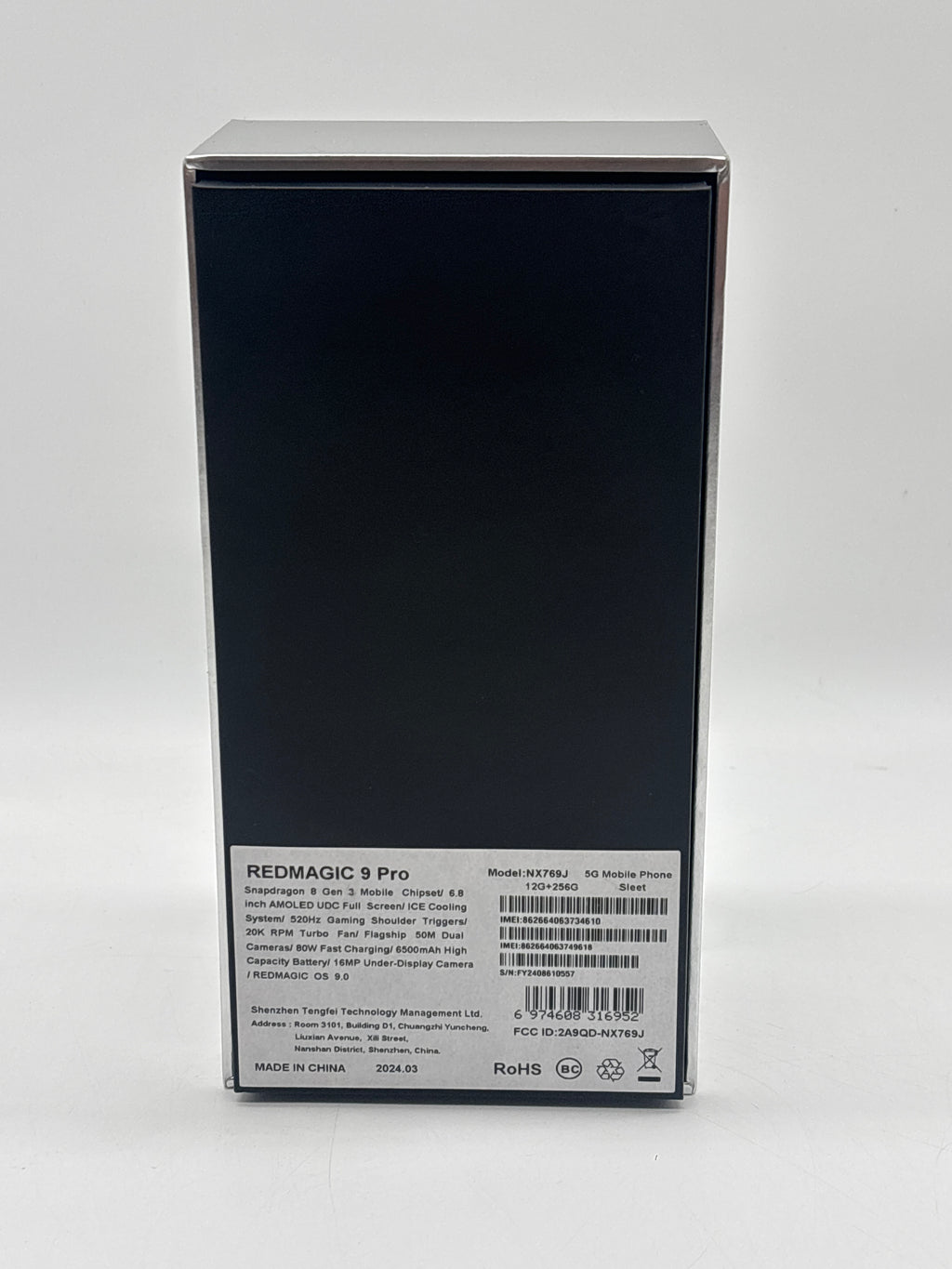 RedMagic 9 Pro Octa Core 24GB RAM 256GB SSD Unlocked - Used with Box
