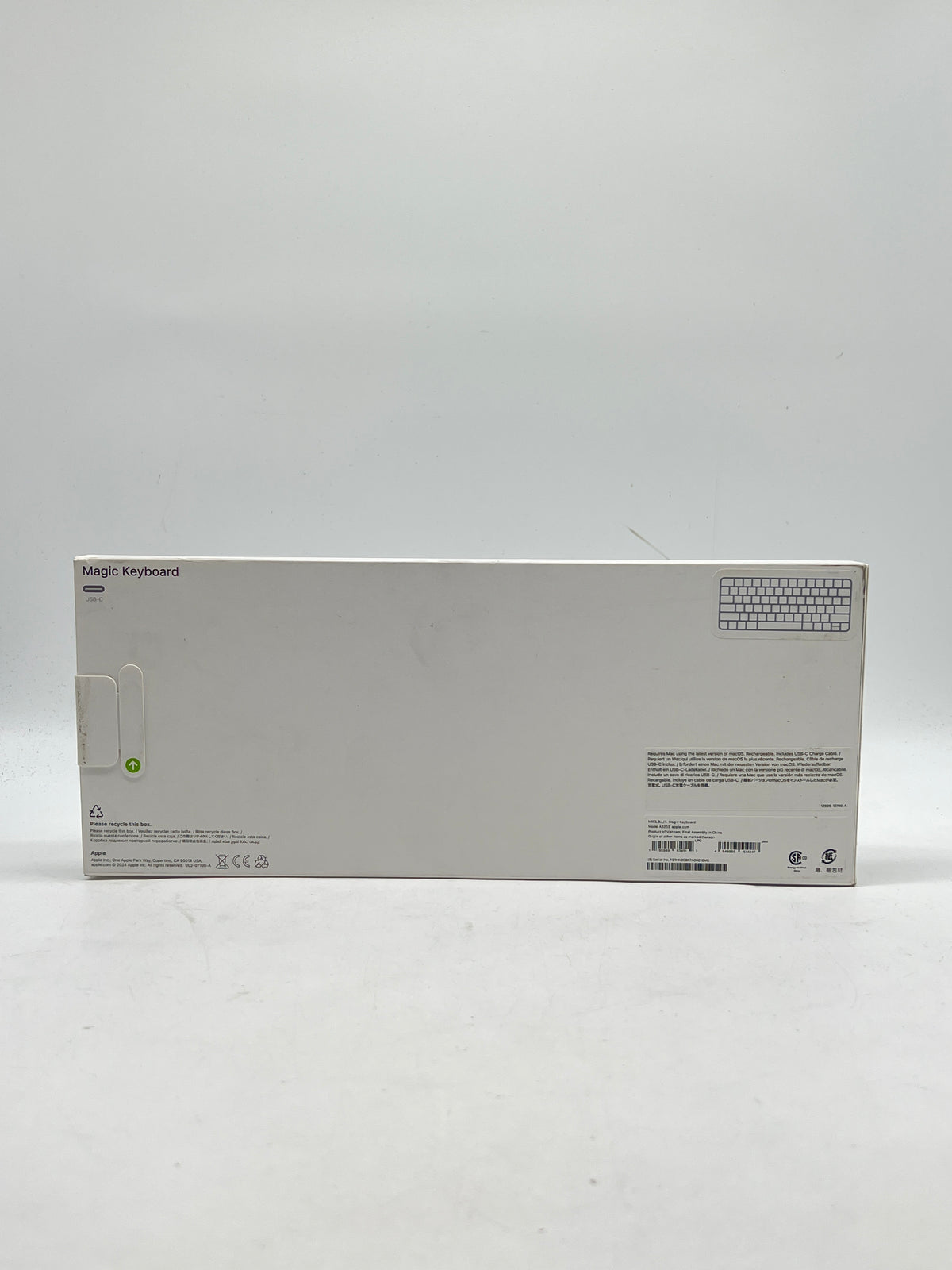 Apple Magic Keyboard A3203 US English Bluetooth USB-C White - New