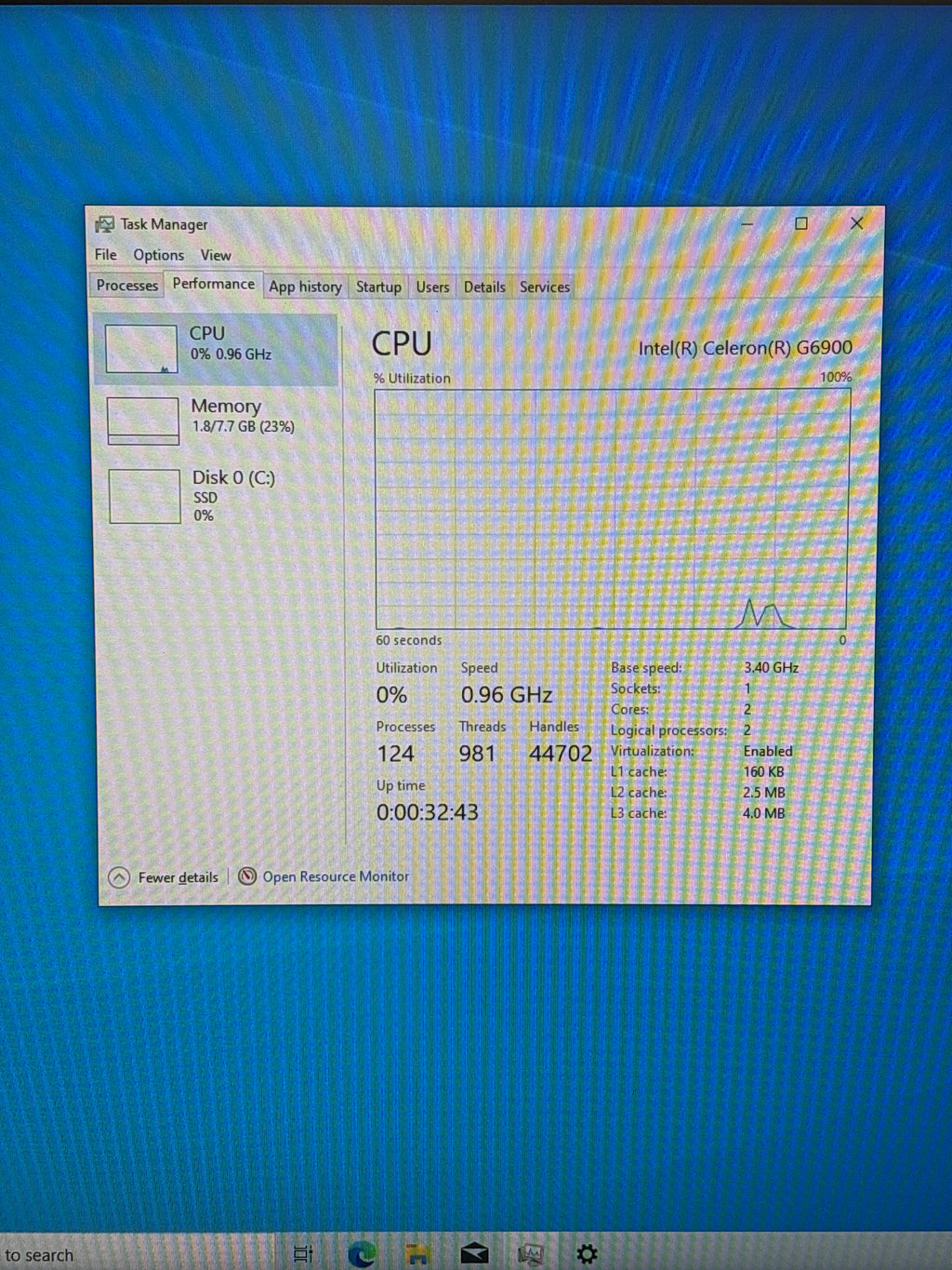 Lenovo IdeaCentre 3 07IAB7 Desktop Celeron 6900 8GB RAM 256GB SSD