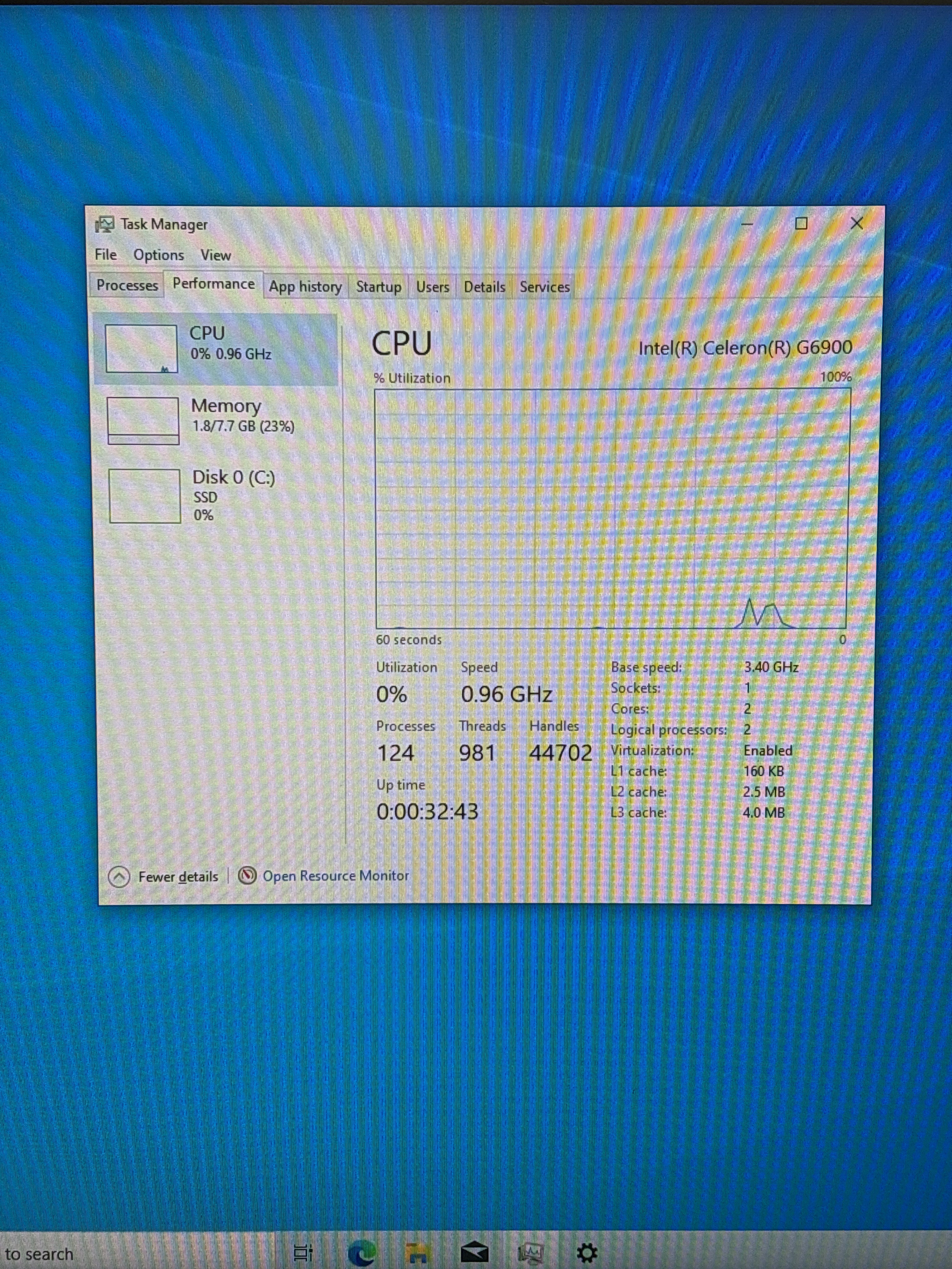 Lenovo IdeaCentre 3 07IAB7 Desktop Celeron 6900 8GB RAM 256GB SSD