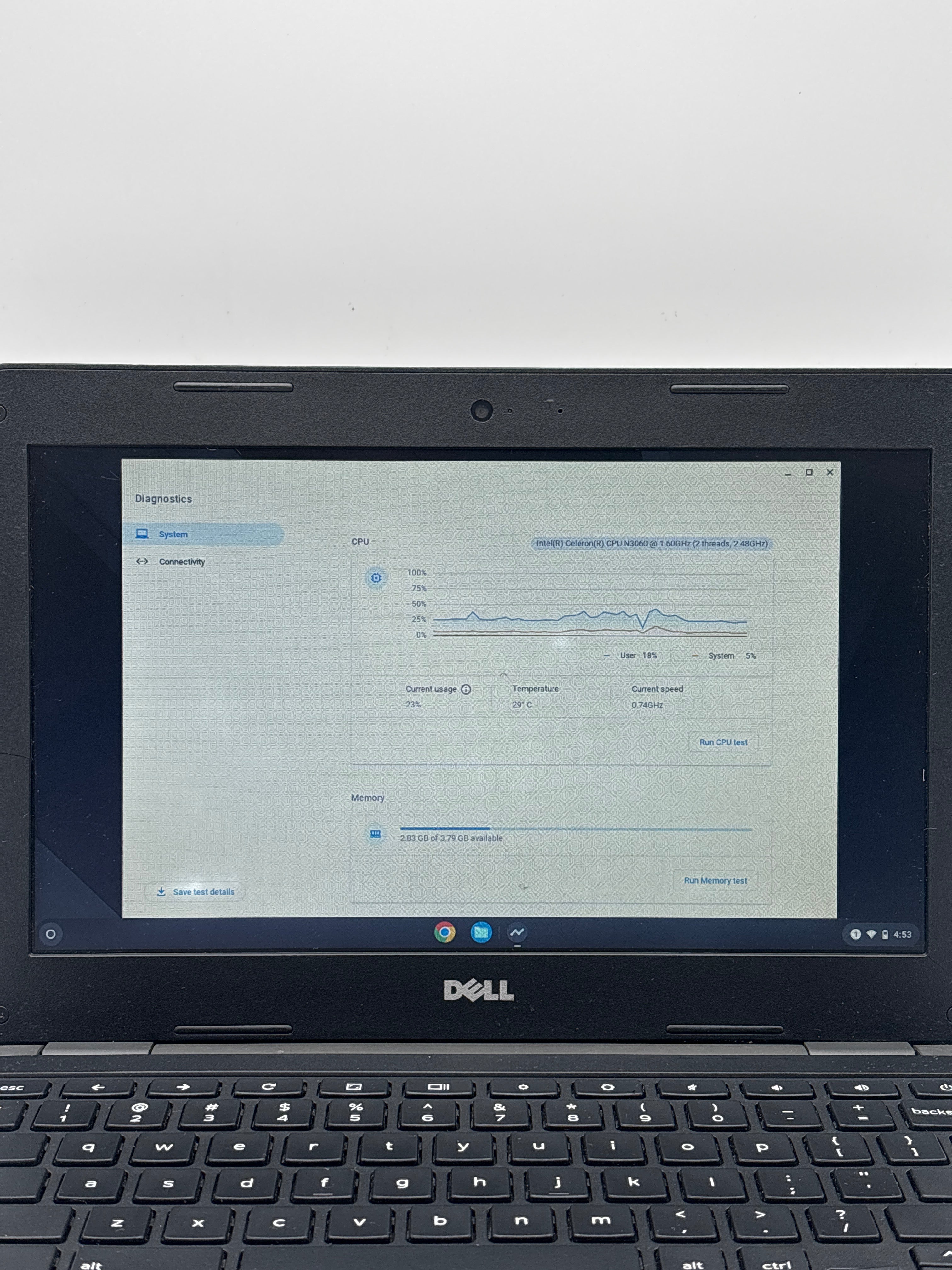 Dell Chromebook 11 3180 Celeron N3060 4GB RAM 16GB eMMC