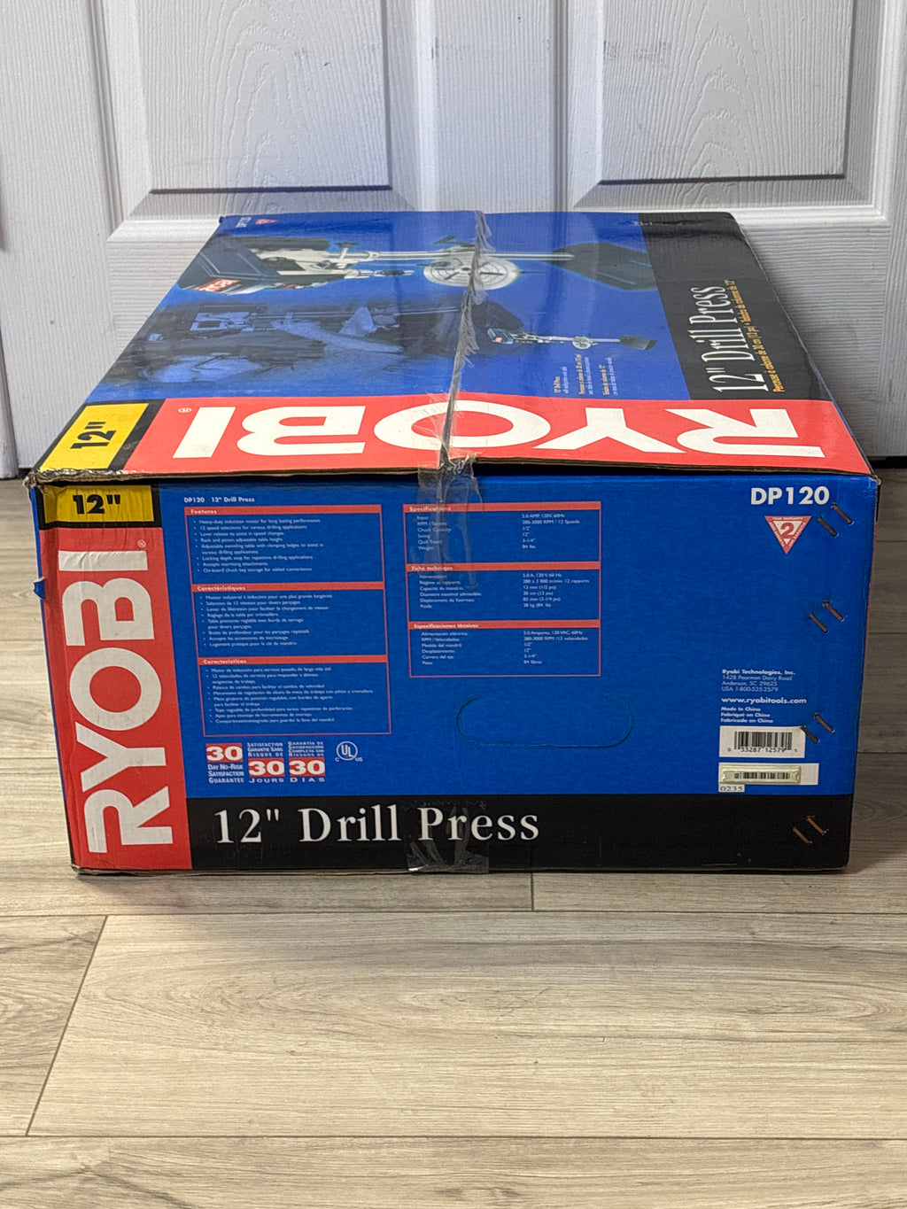 Ryobi DP120 12" Drill Press - New In Box