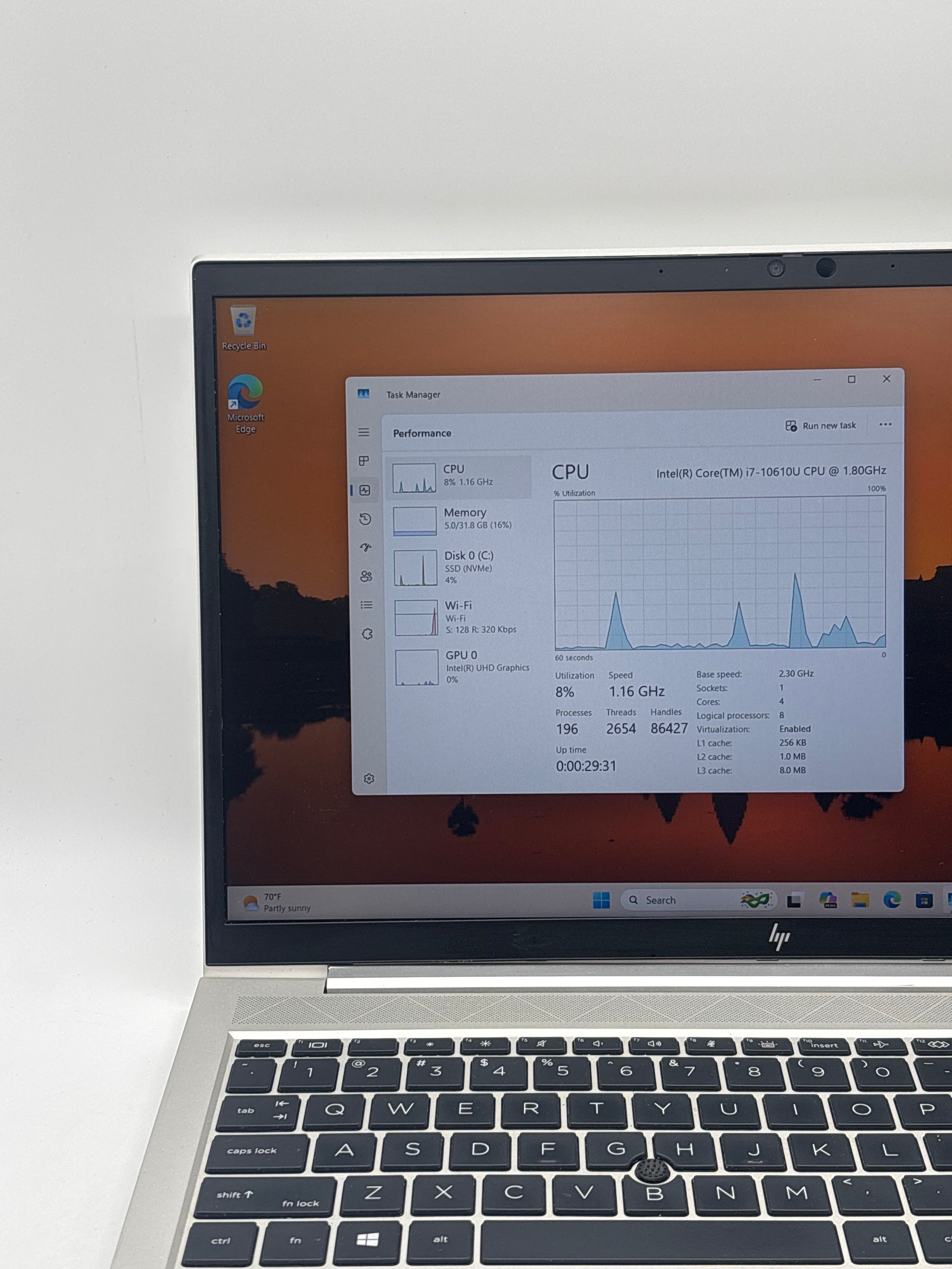 HP EliteBook 850 G7 Touch i7-10610U 32GB RAM 512GB SSD