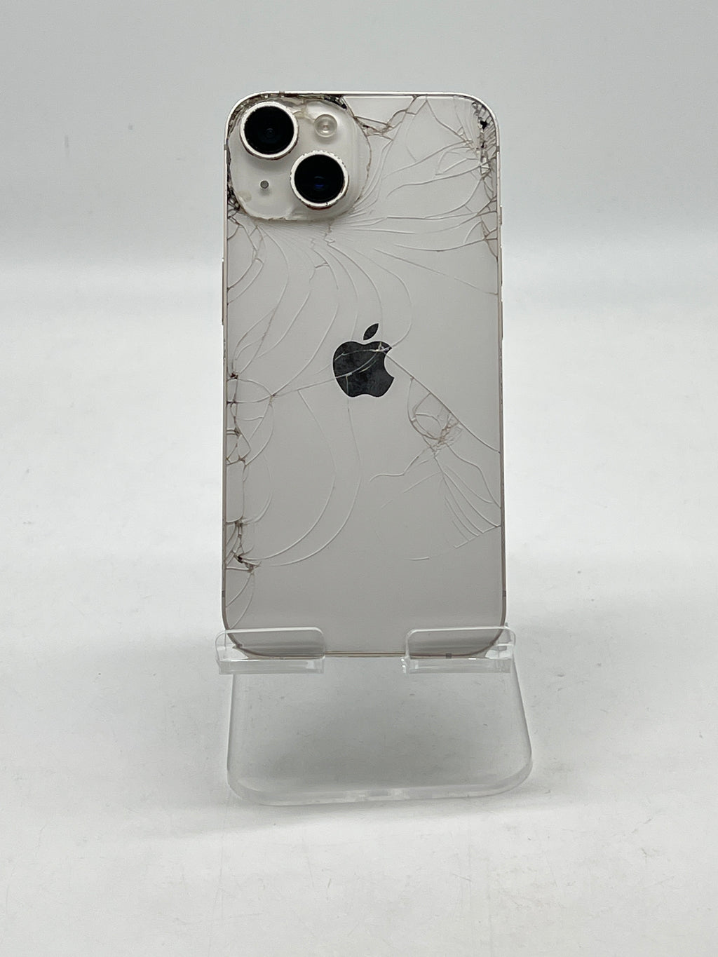 ATT Apple iPhone 14 256GB Starlight - For Parts Cracked Back