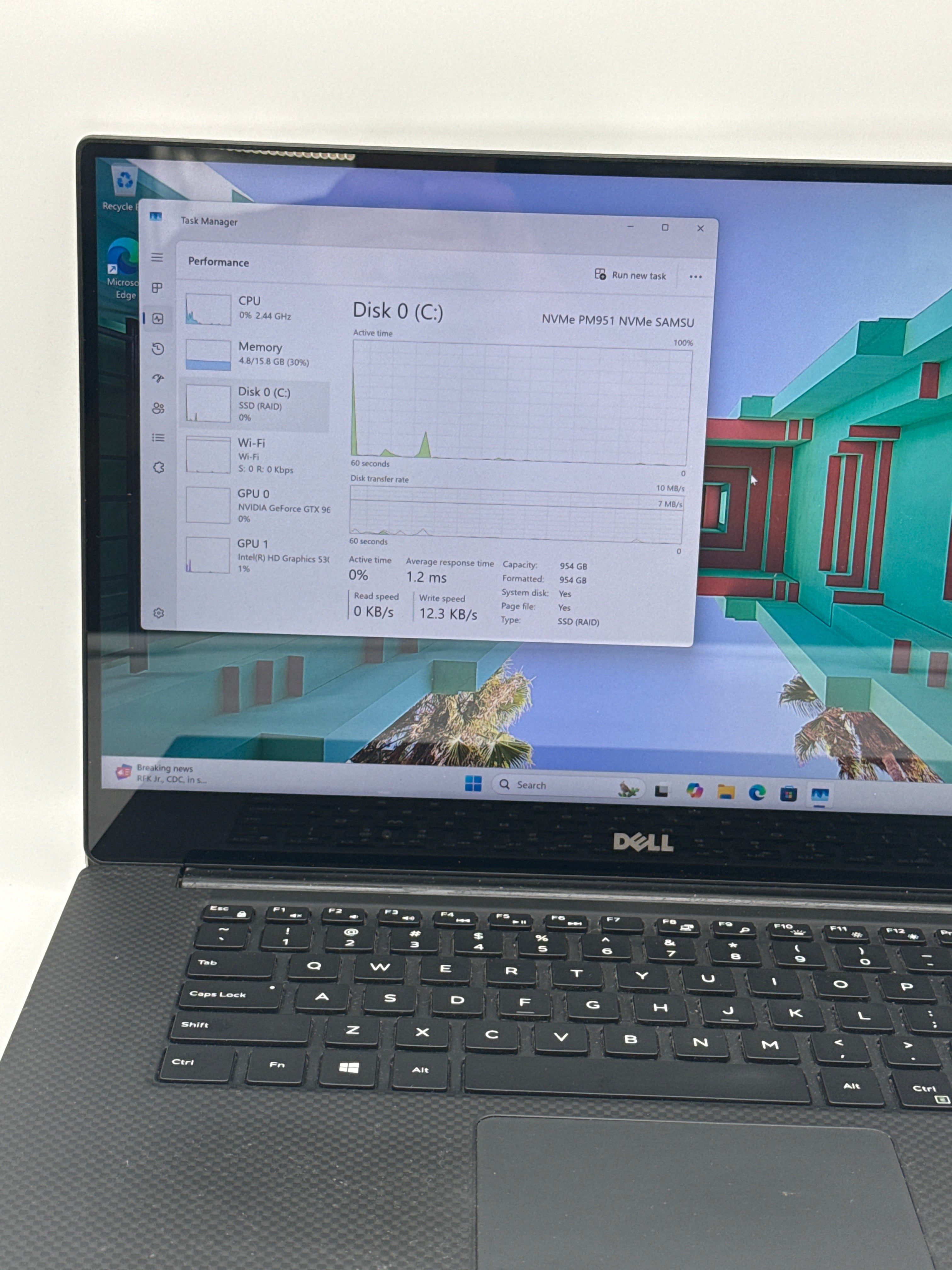 Dell XPS 15 9550 i7-6700HQ 16GB RAM 1TB SSD GTX 960M