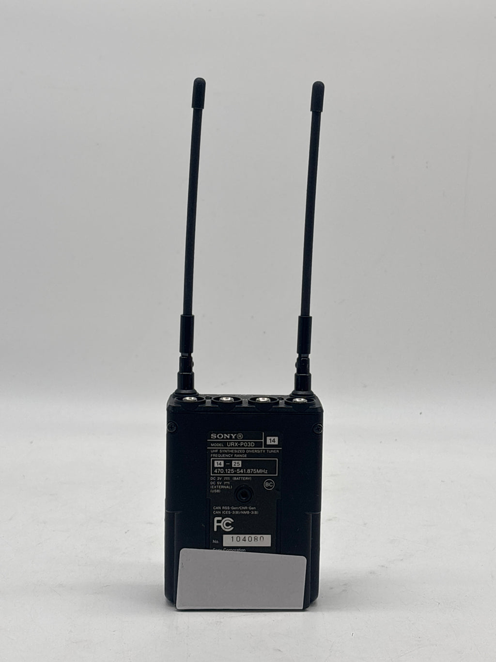 Sony URXP03D 2-Channel Portable Receiver