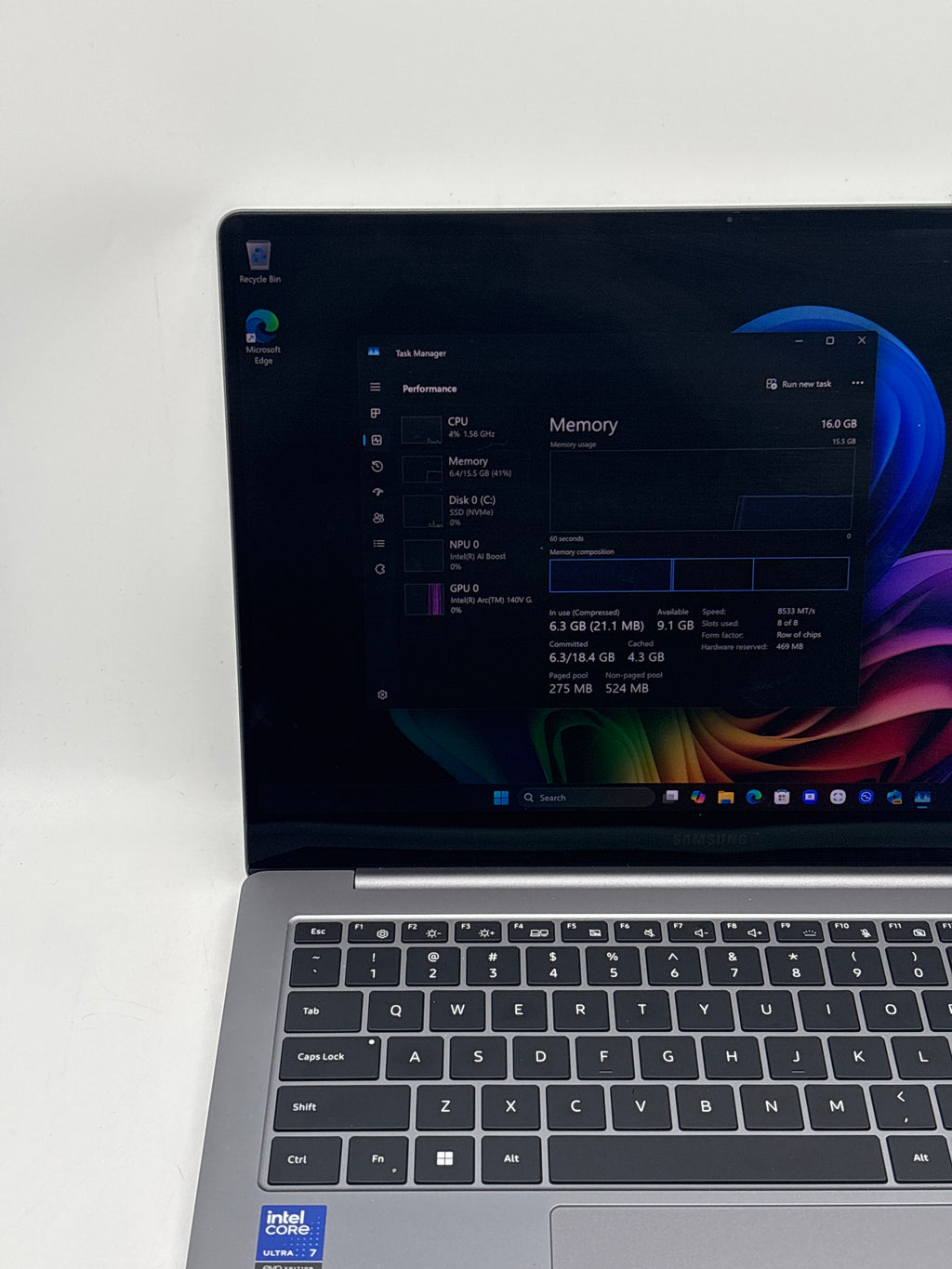 Samsung Galaxy Book NP940XHA Touch Ultra 7 256V 16GB RAM 512GB SSD Used