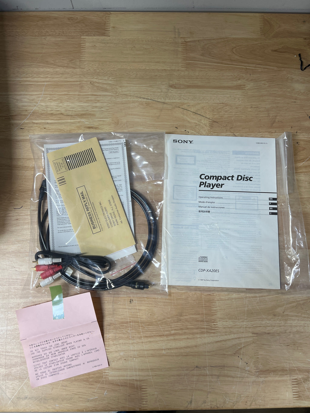 Sony CDP‑XA20ES Hi-Fi Compact Disc Player - Brand New in Box