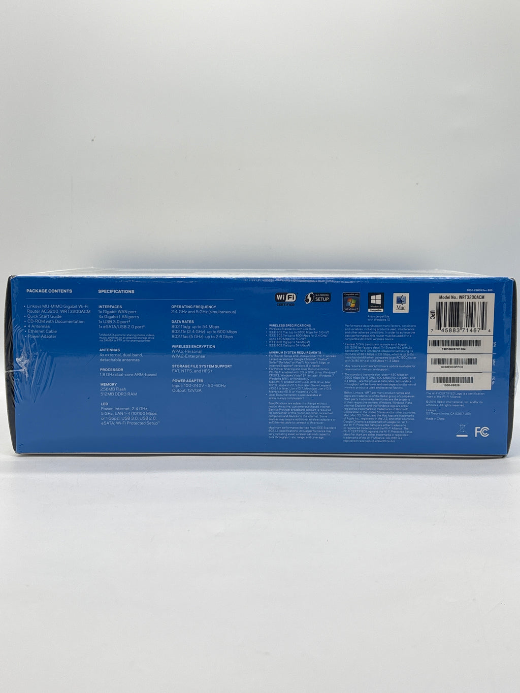 Linksys WRT3200 ACM Dual-Band WiFi Router - New In Box