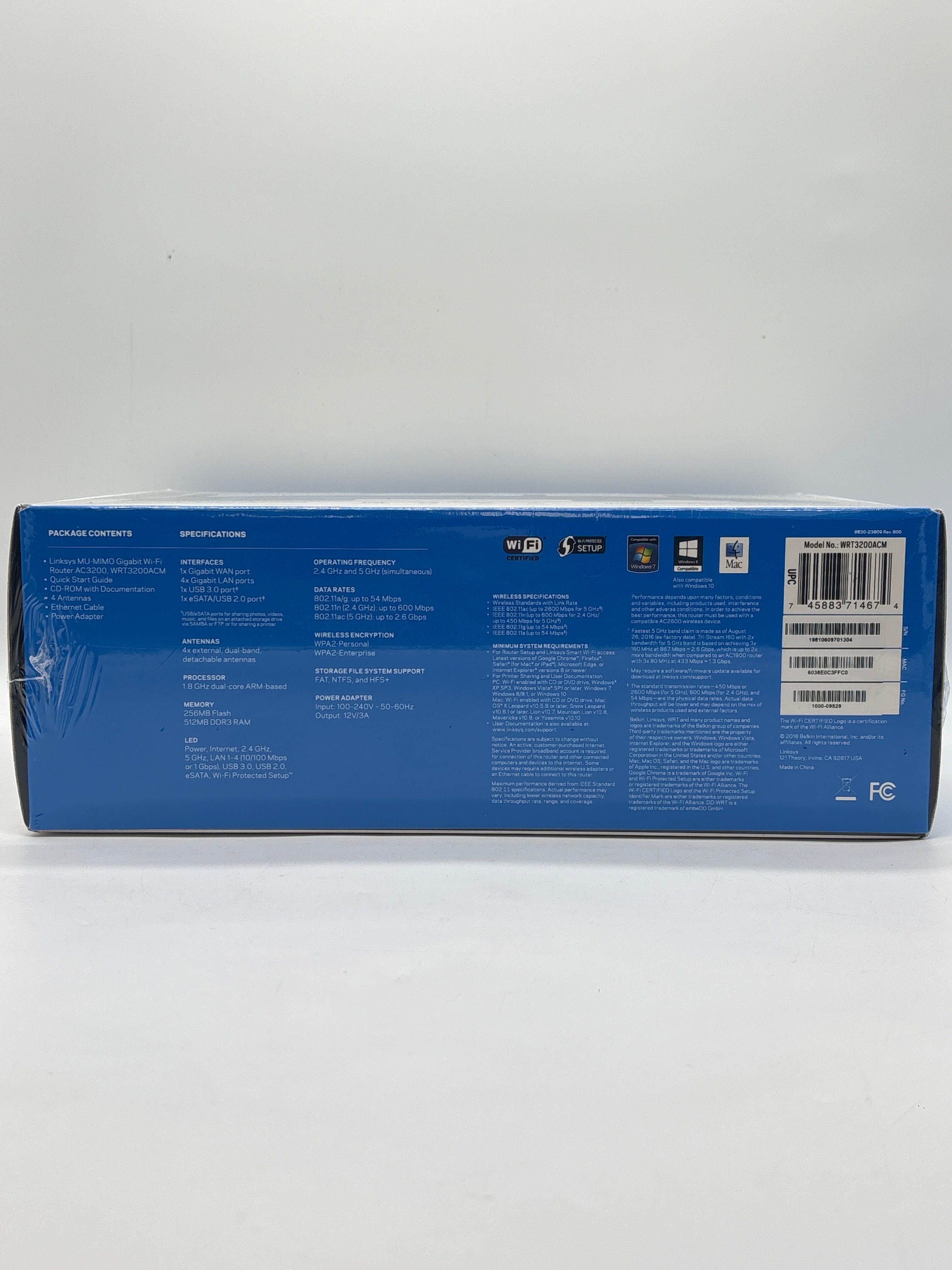 Linksys WRT3200 ACM Dual-Band WiFi Router - New In Box