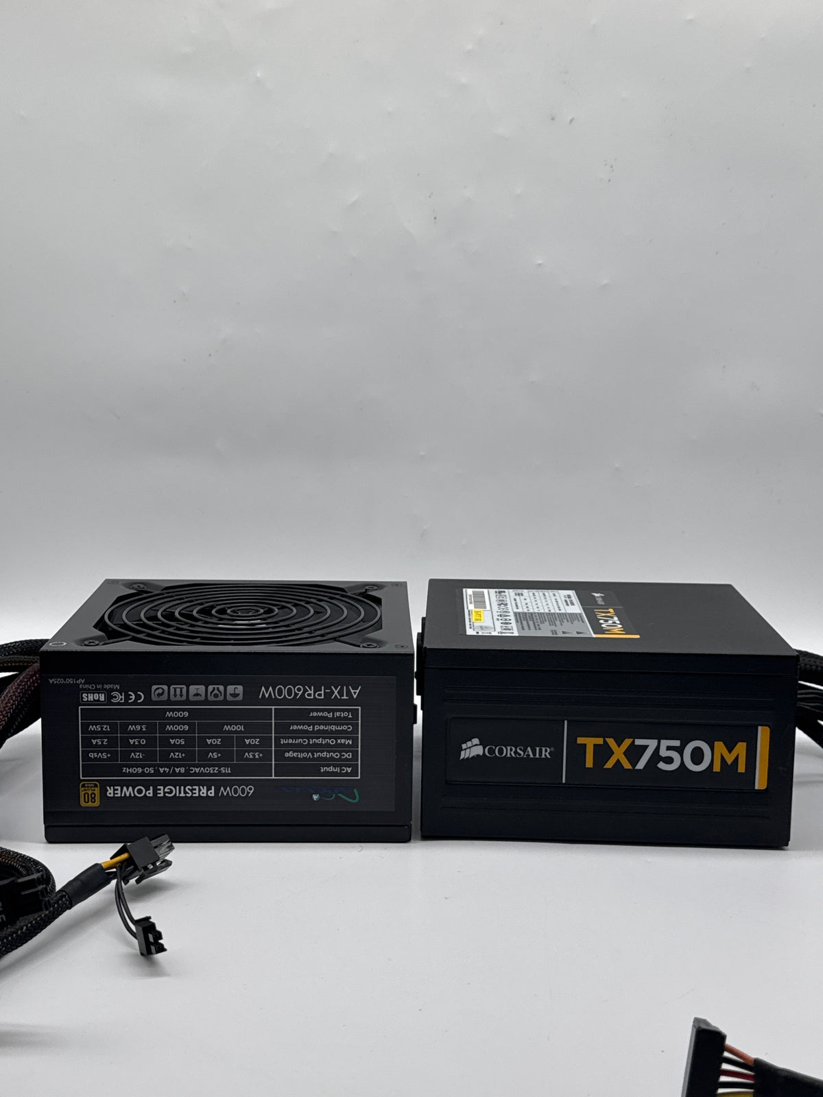 Corsair TX750M 750W and Apevia ATX-PR600W 600W PSU Bundle Gold - Used