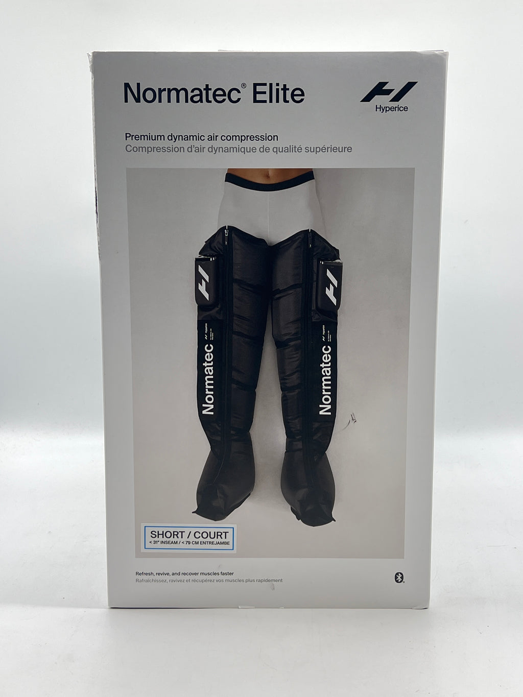 Hyperice Normatec Elite Short Legs Compression Sleeve - Used With Box