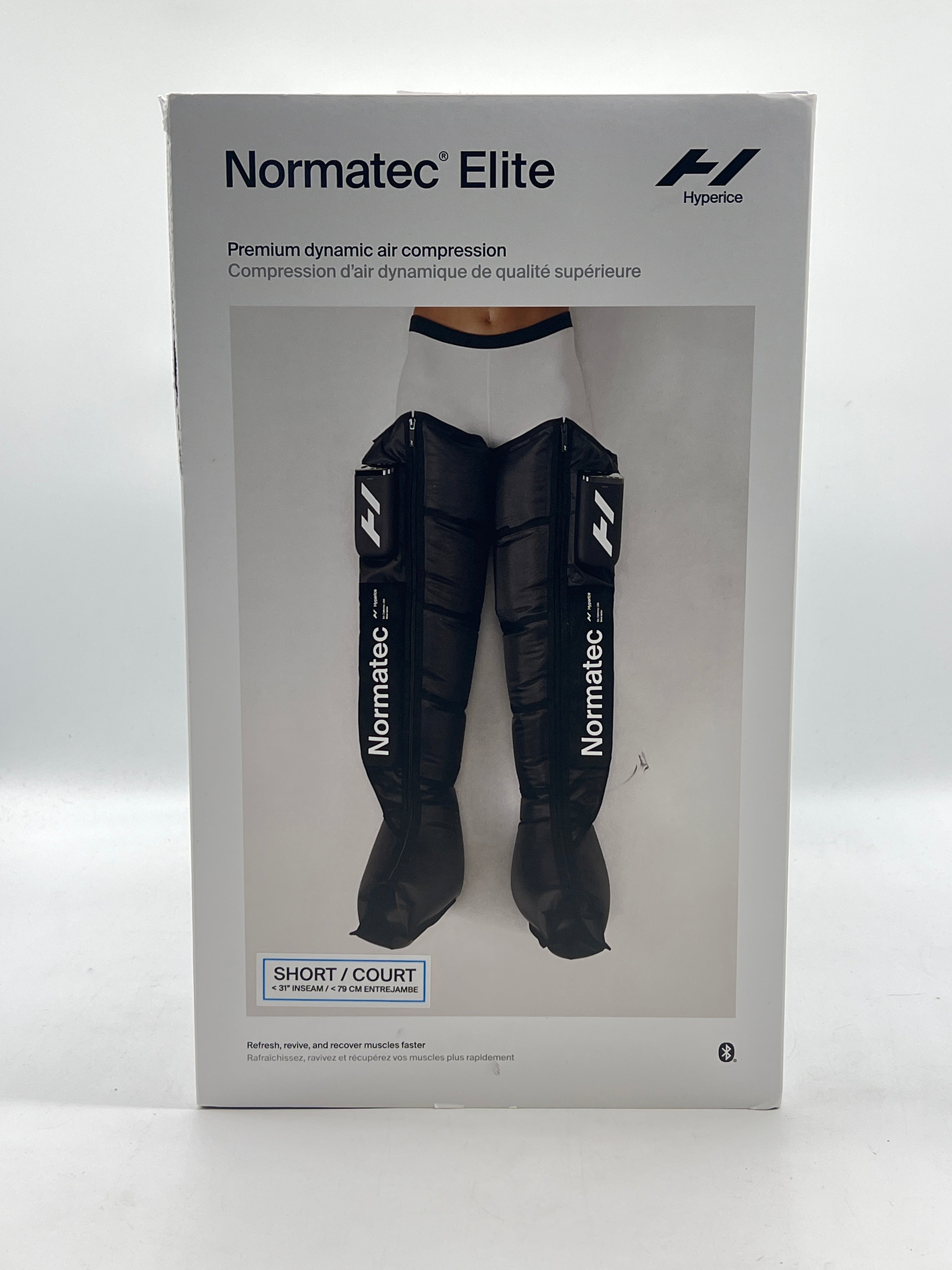 Hyperice Normatec Elite Short Legs Compression Sleeve - Used With Box