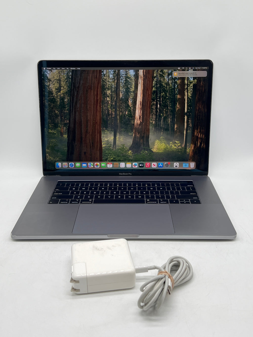 Apple MacBook Pro 15" A1990 Core i7 16GB RAM 256GB SSD Bad Battery