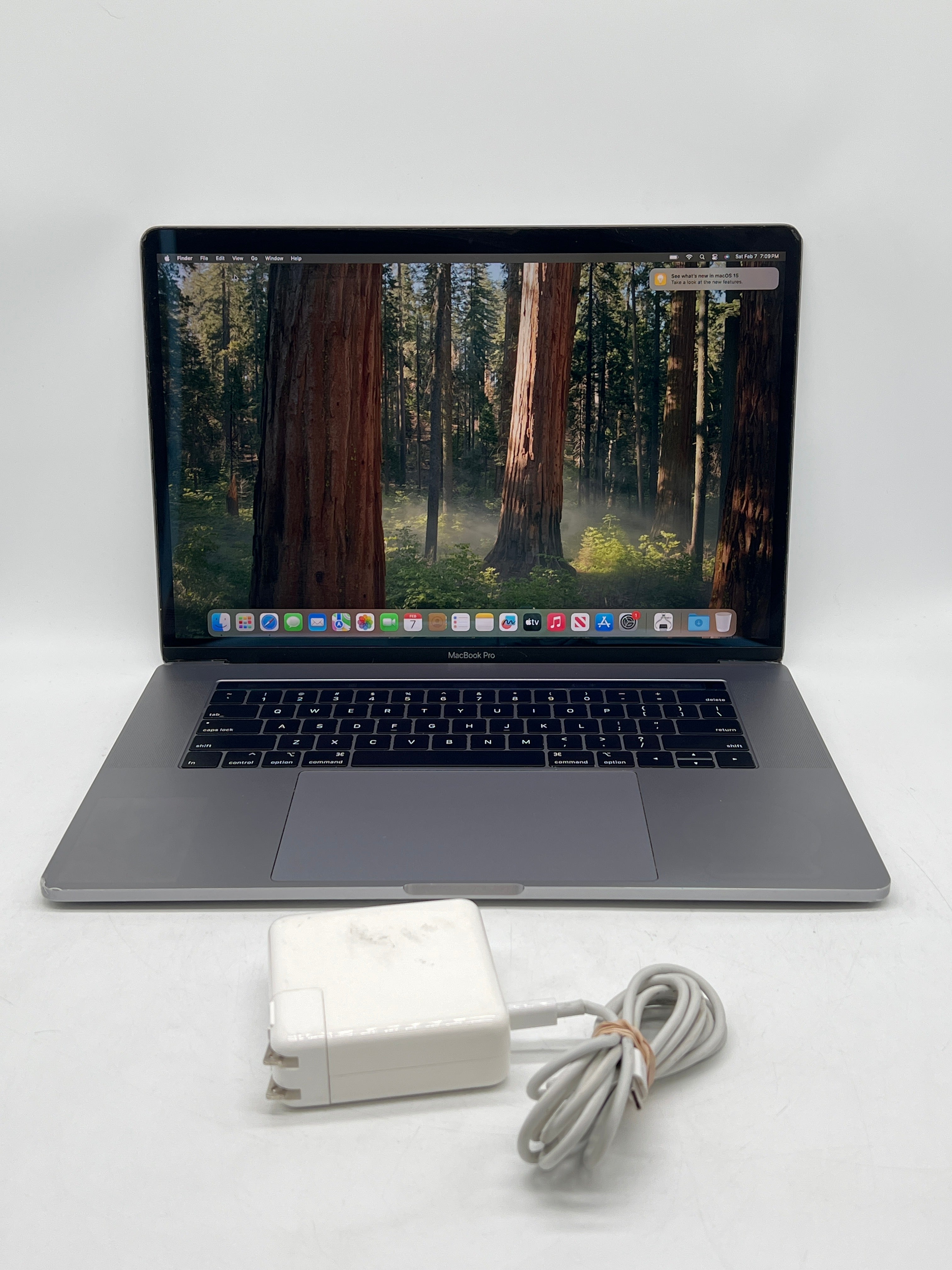 Apple MacBook Pro 15" A1990 Core i7 16GB RAM 256GB SSD Bad Battery