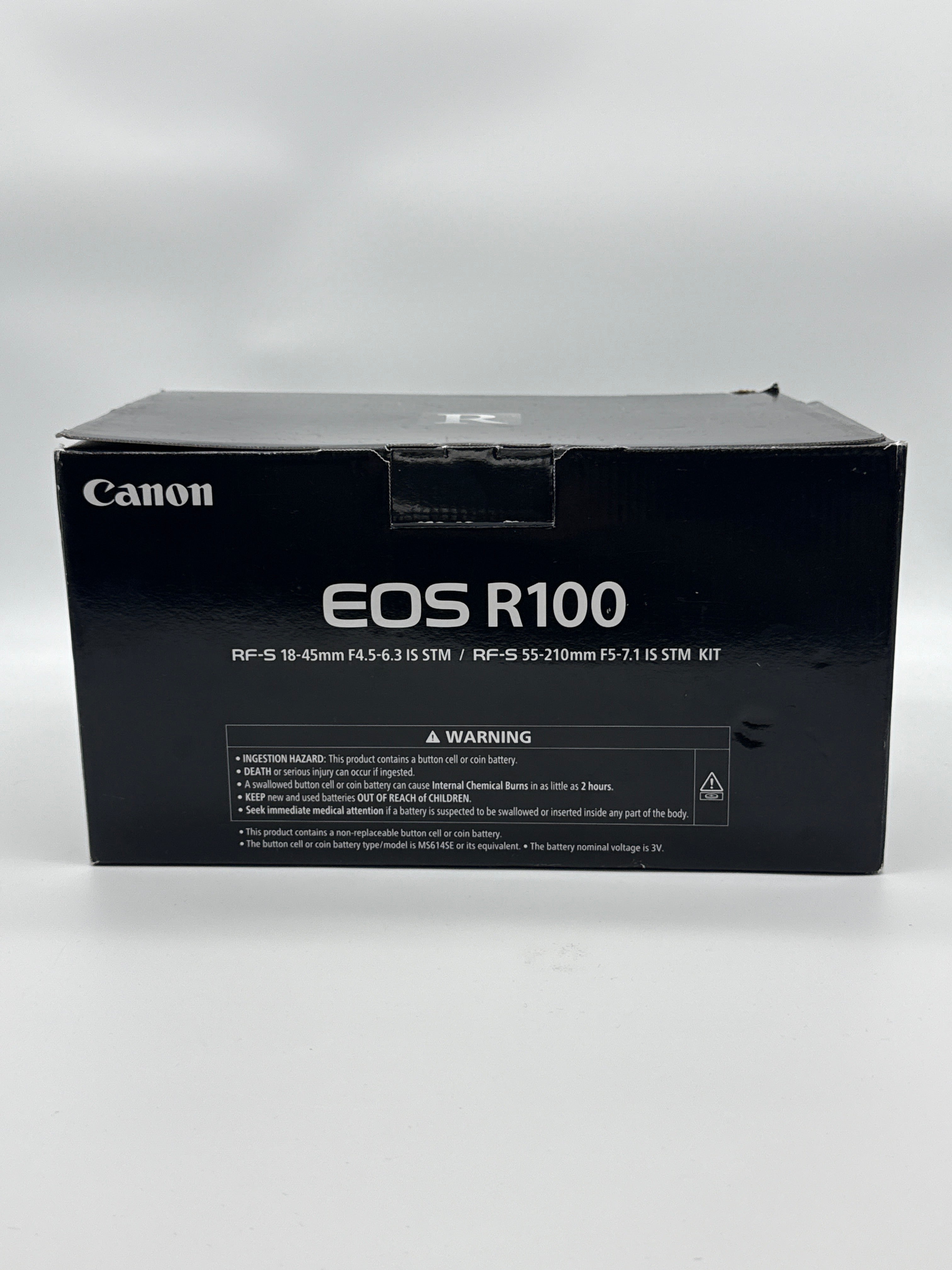 Canon EOS R100 24MP Mirrorless 2-Lens Kit 18-45mm 55-210mm - New