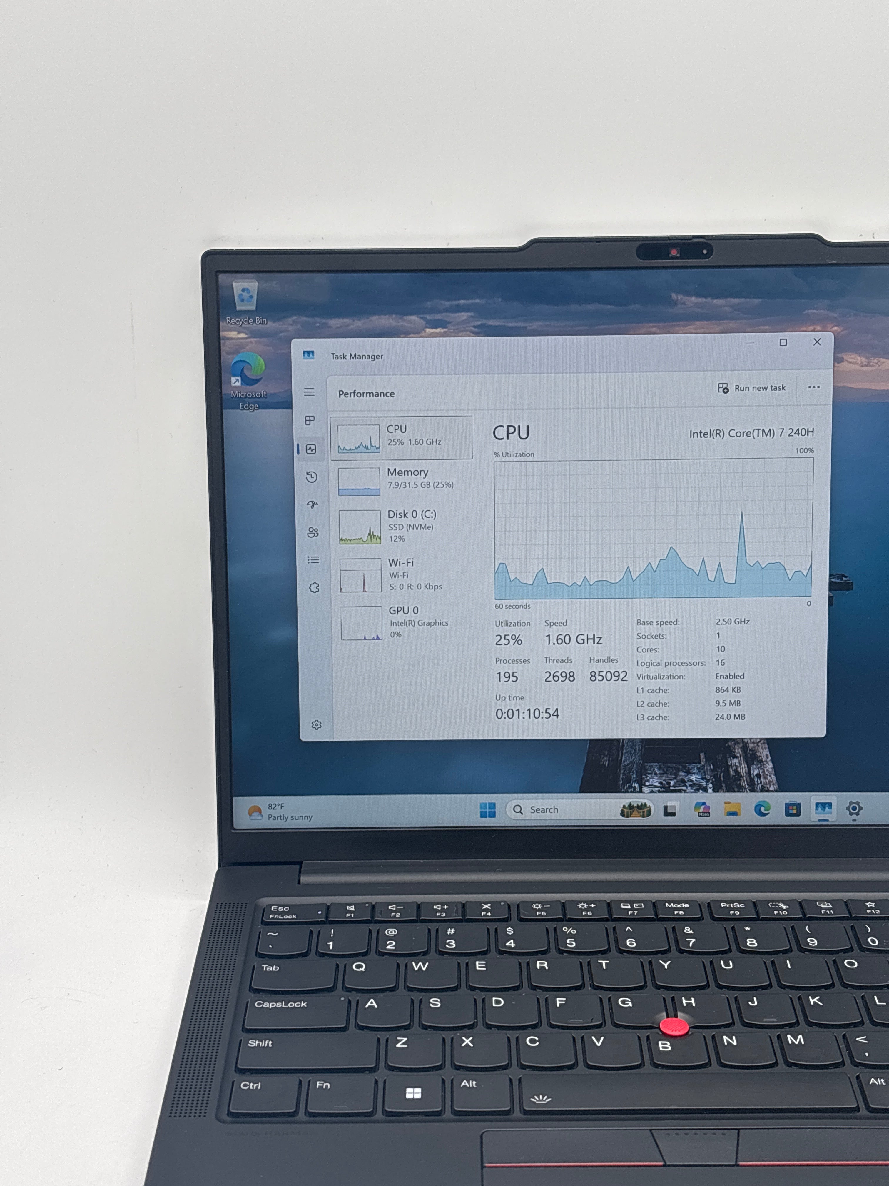 Lenovo Thinkpad E14 Gen 7 Touch Core 7 240H 32GB RAM 1TB SSD - Warranty