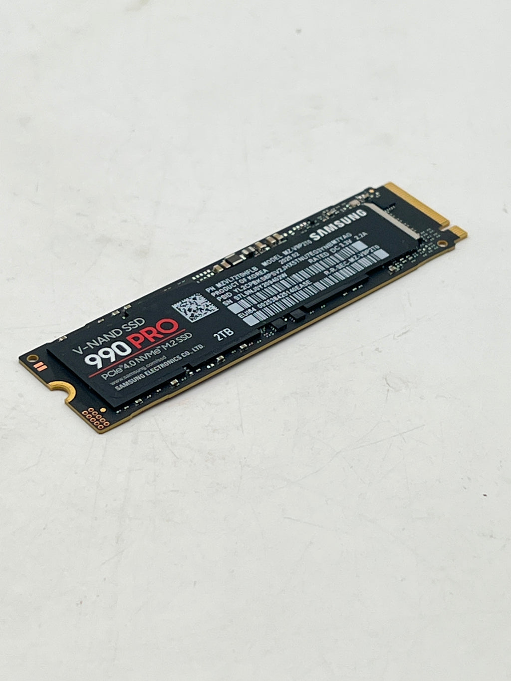 Samsung 990 PRO 2TB PCIe 4.0 NVMe V-NAND M.2 SSD - Used